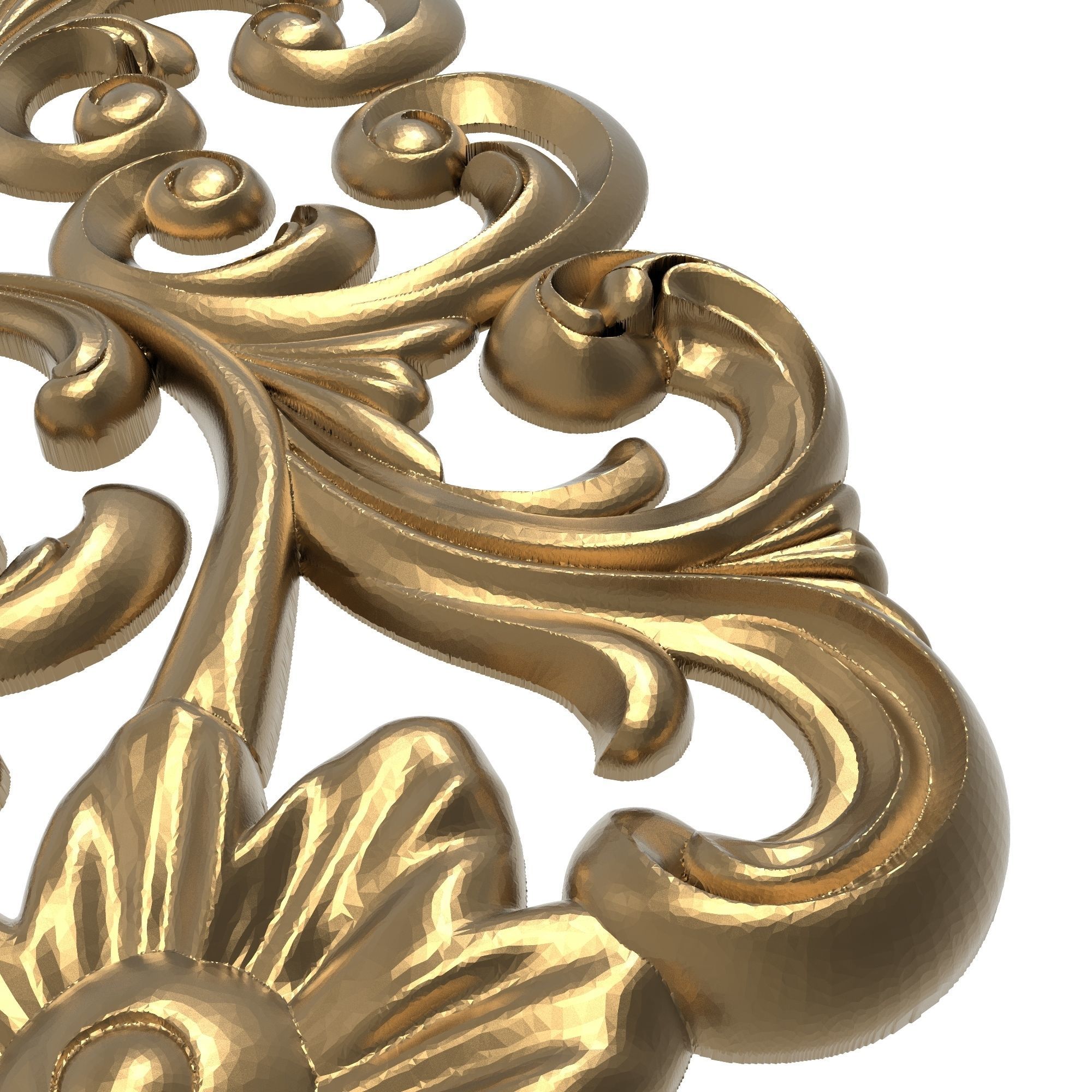 decorative pattern ready for 3D printing 3D model_5