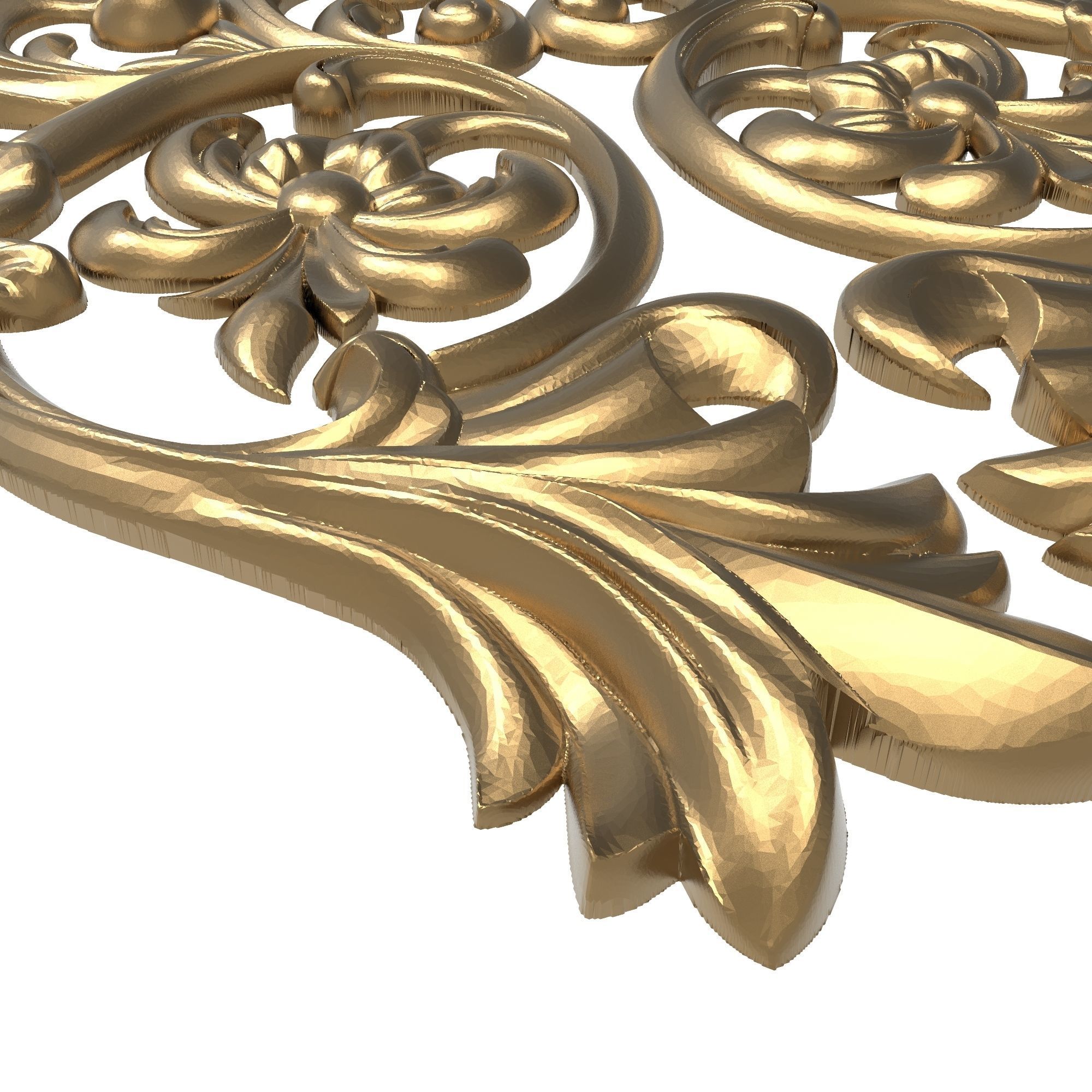 decorative pattern ready for 3D printing 3D model_3
