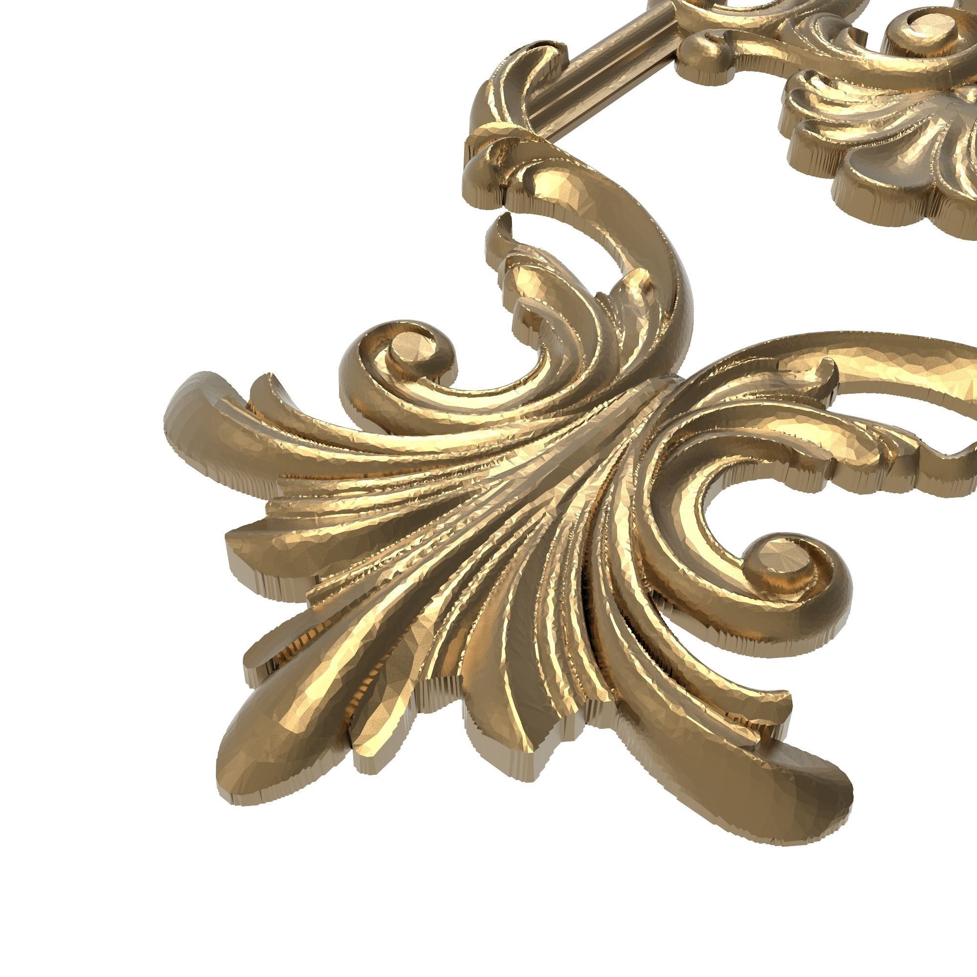 decorative pattern ready for 3D printing 3D model_4