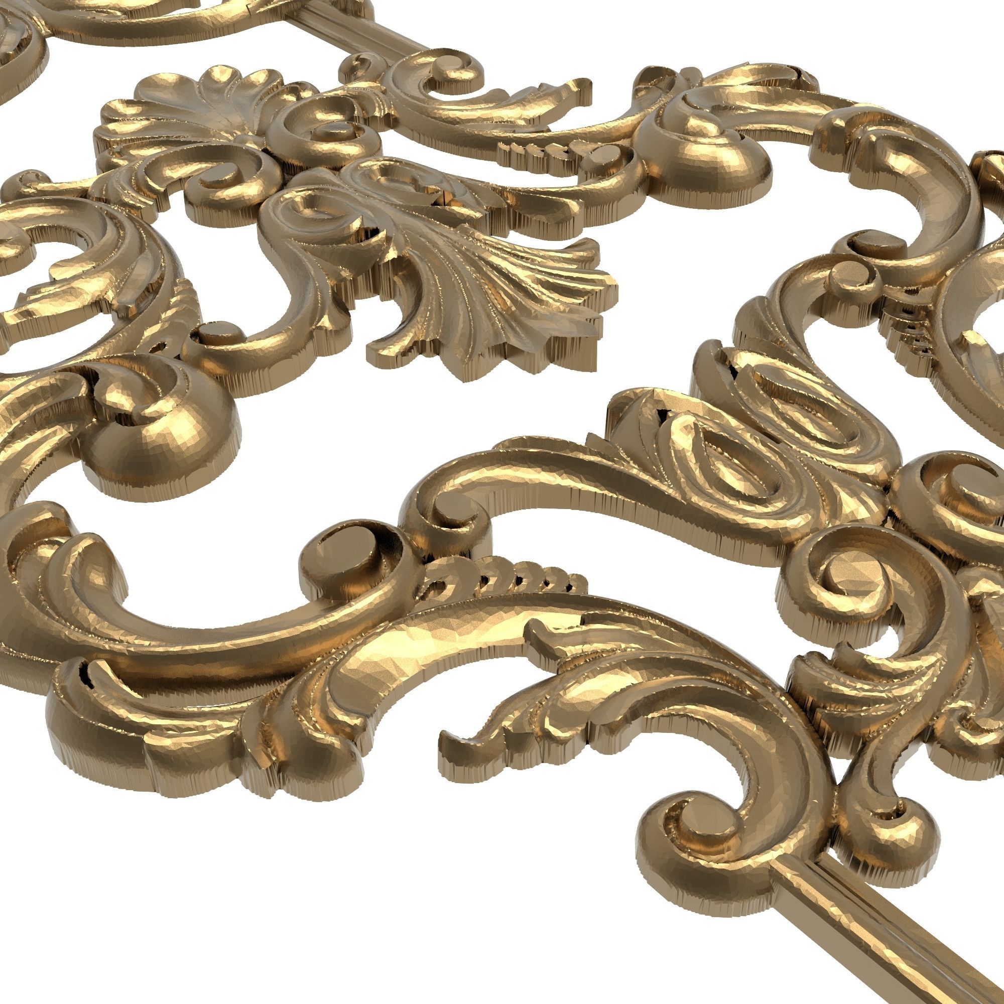decorative pattern ready for 3D printing 3D model_7