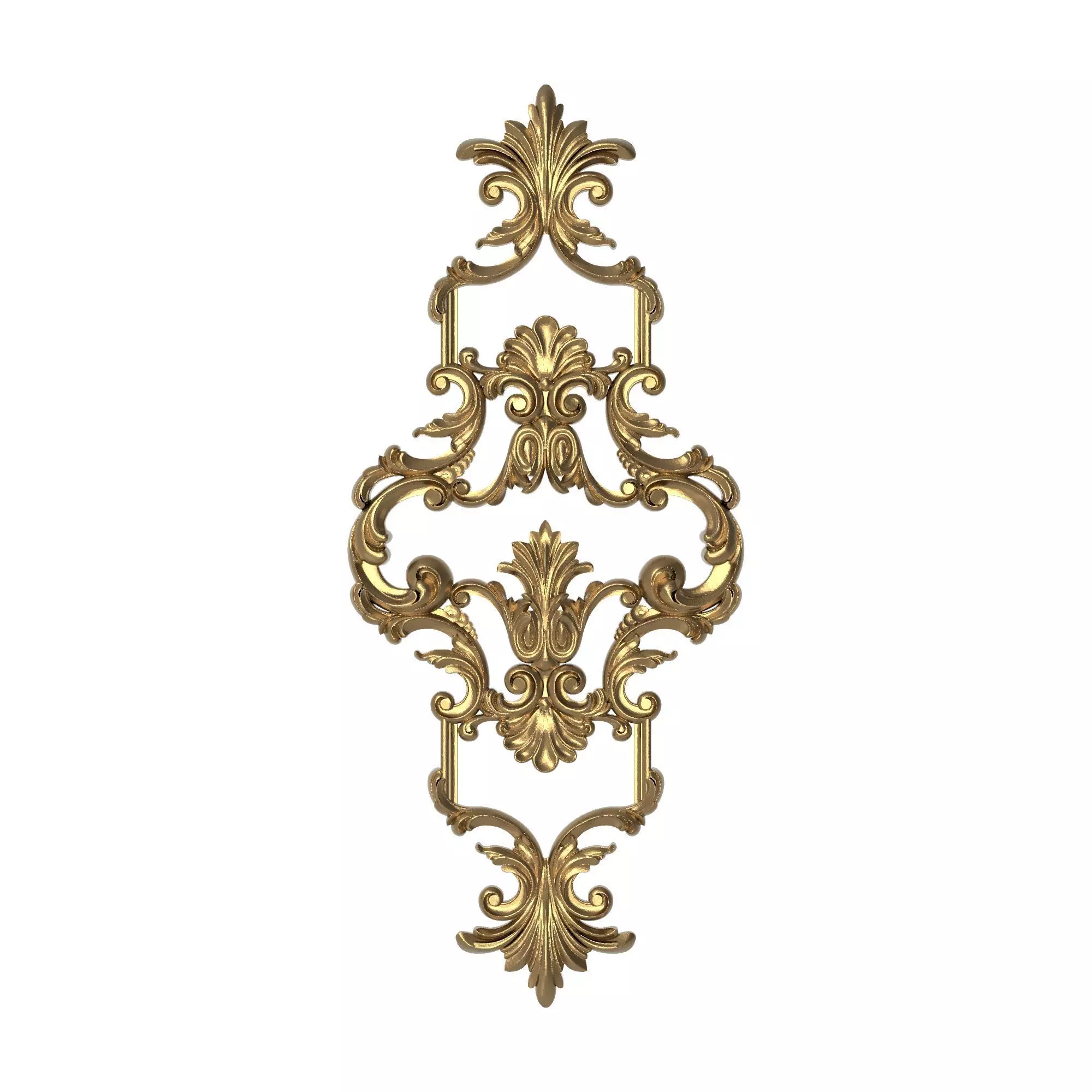 decorative pattern ready for 3D printing 3D model_0