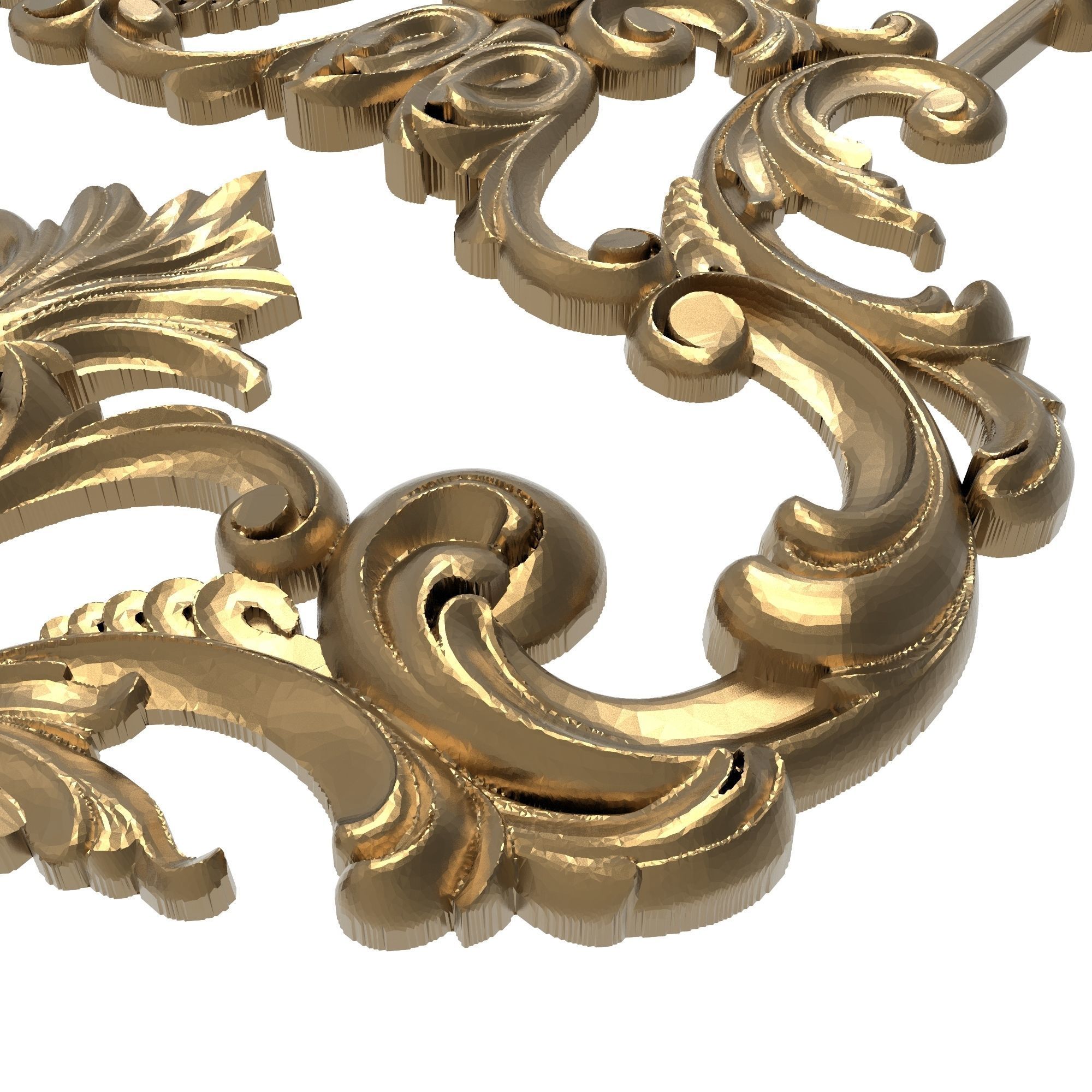 decorative pattern ready for 3D printing 3D model_5