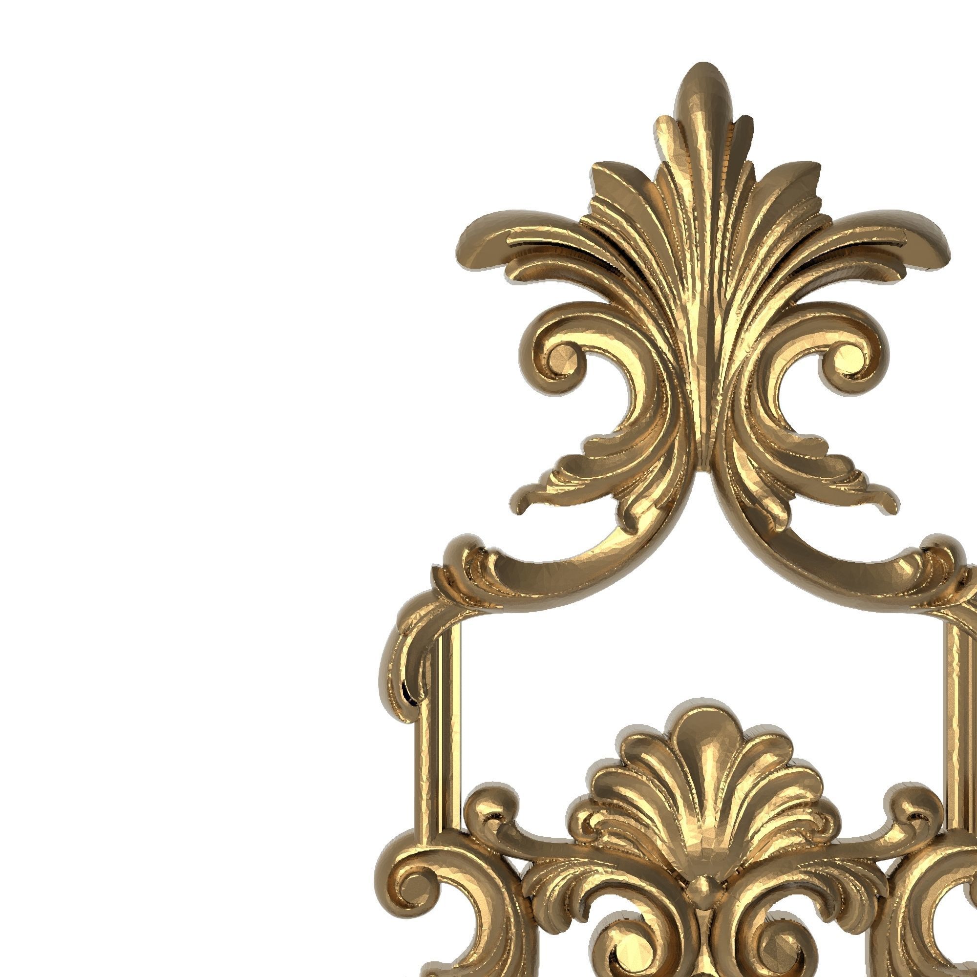 decorative pattern ready for 3D printing 3D model_1