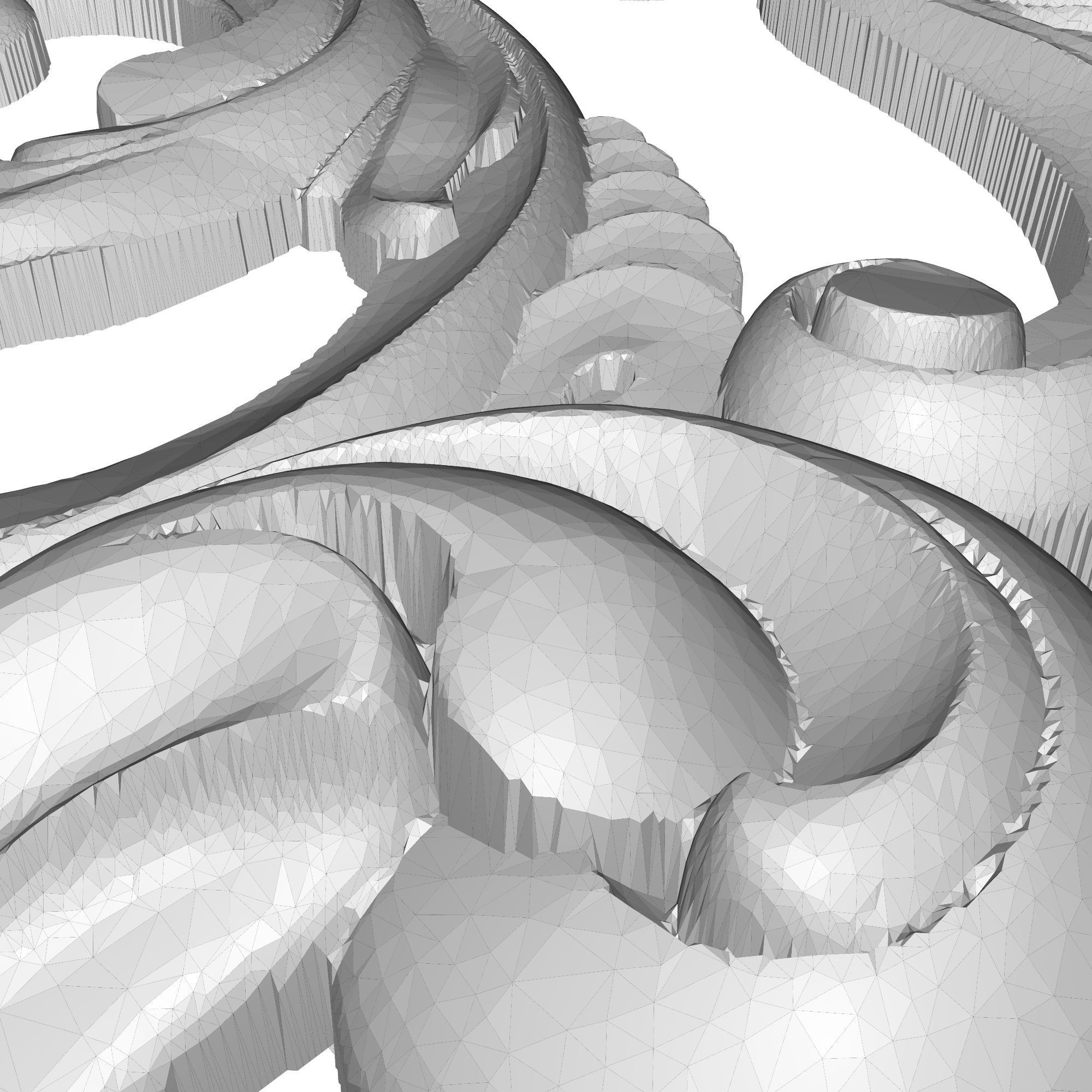 decorative pattern ready for 3D printing 3D model_8