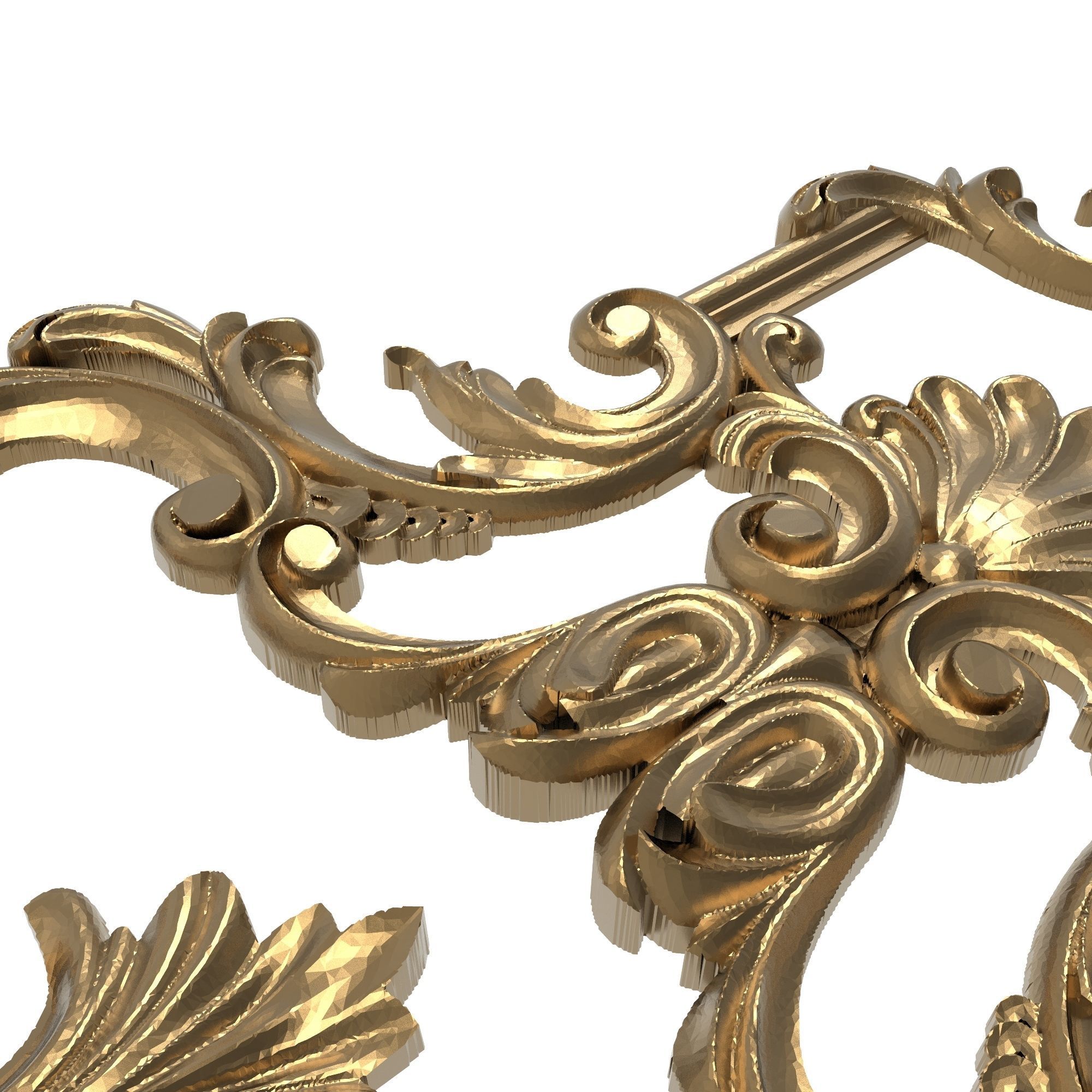 decorative pattern ready for 3D printing 3D model_6