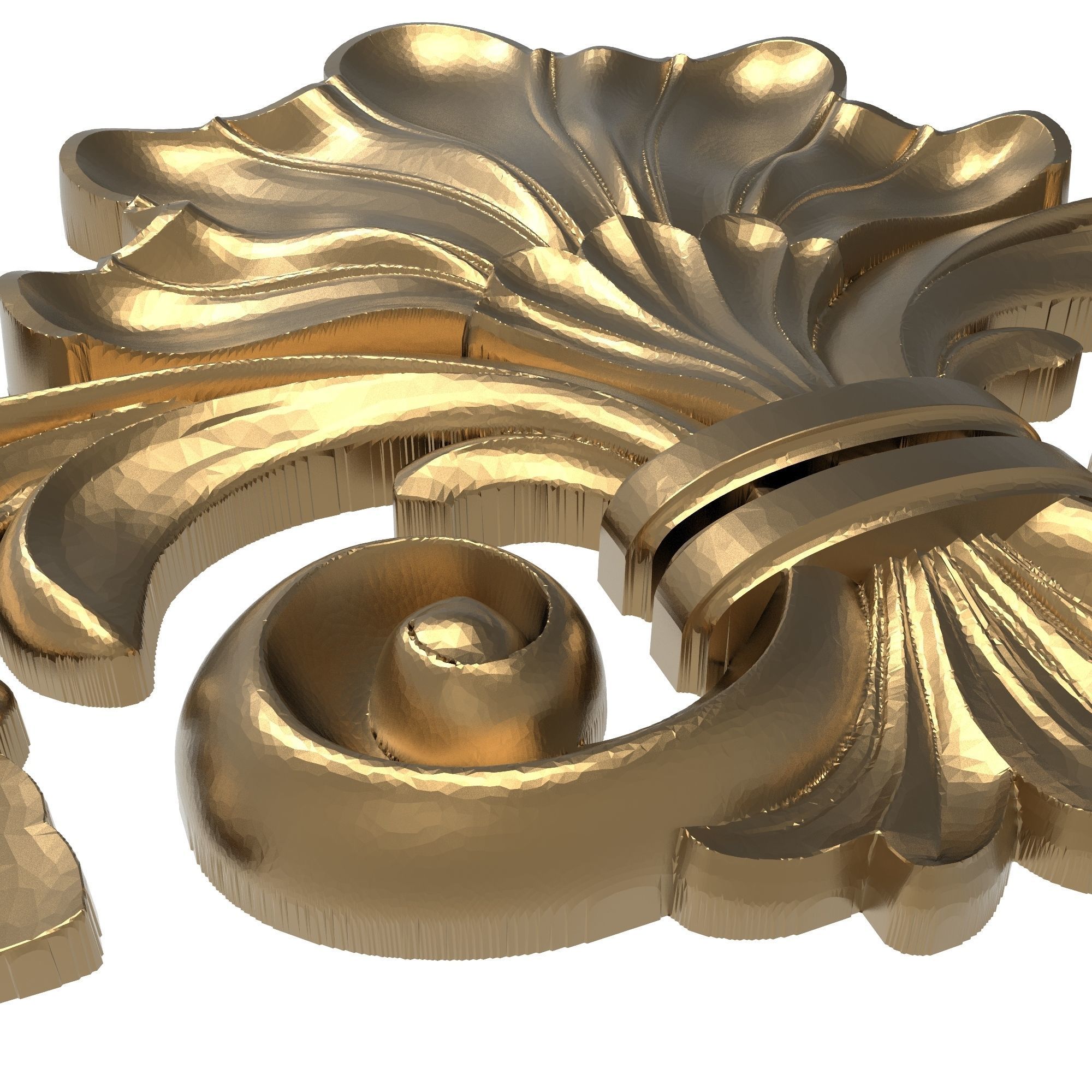 decorative pattern ready for 3D printing 3D model_3