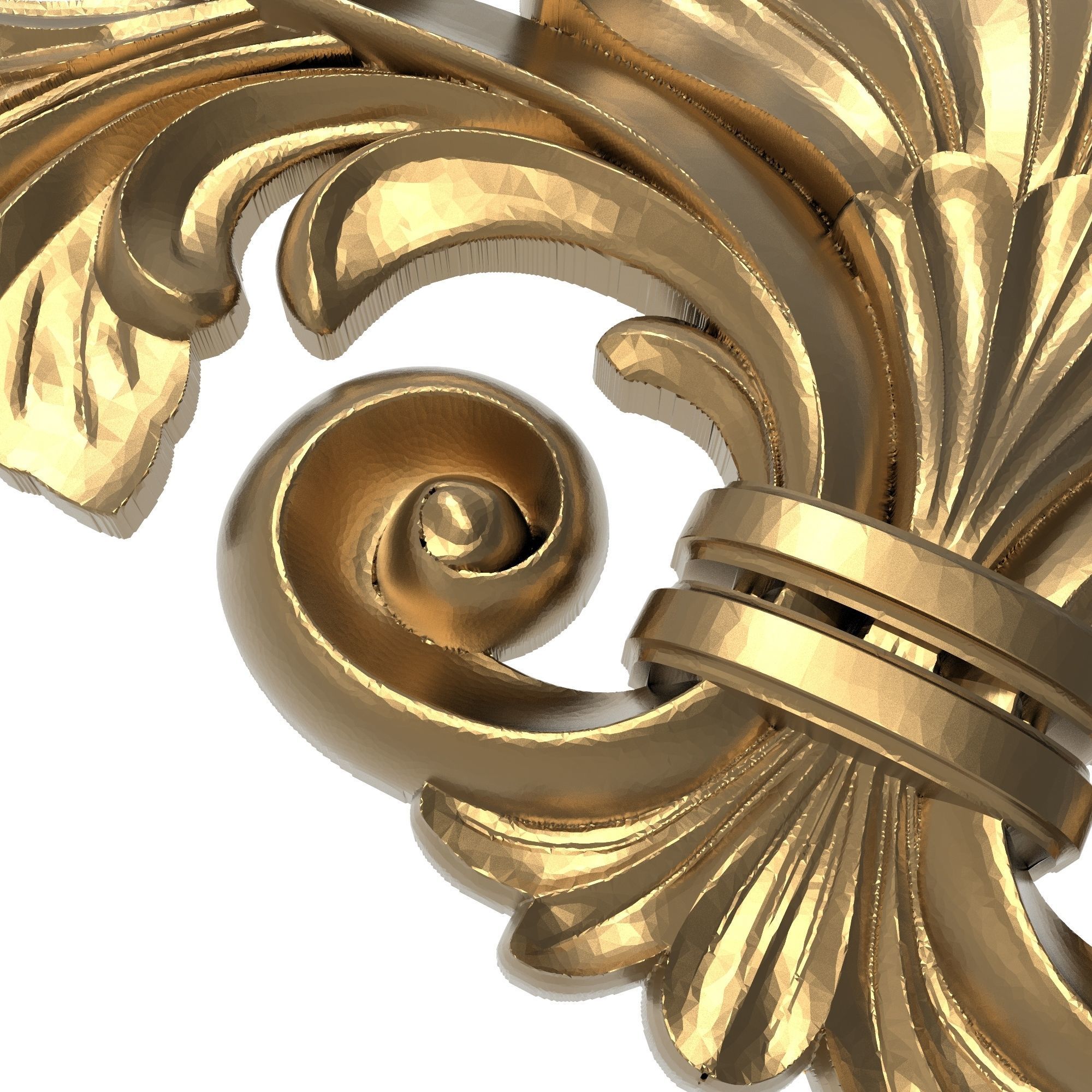 decorative pattern ready for 3D printing 3D model_6