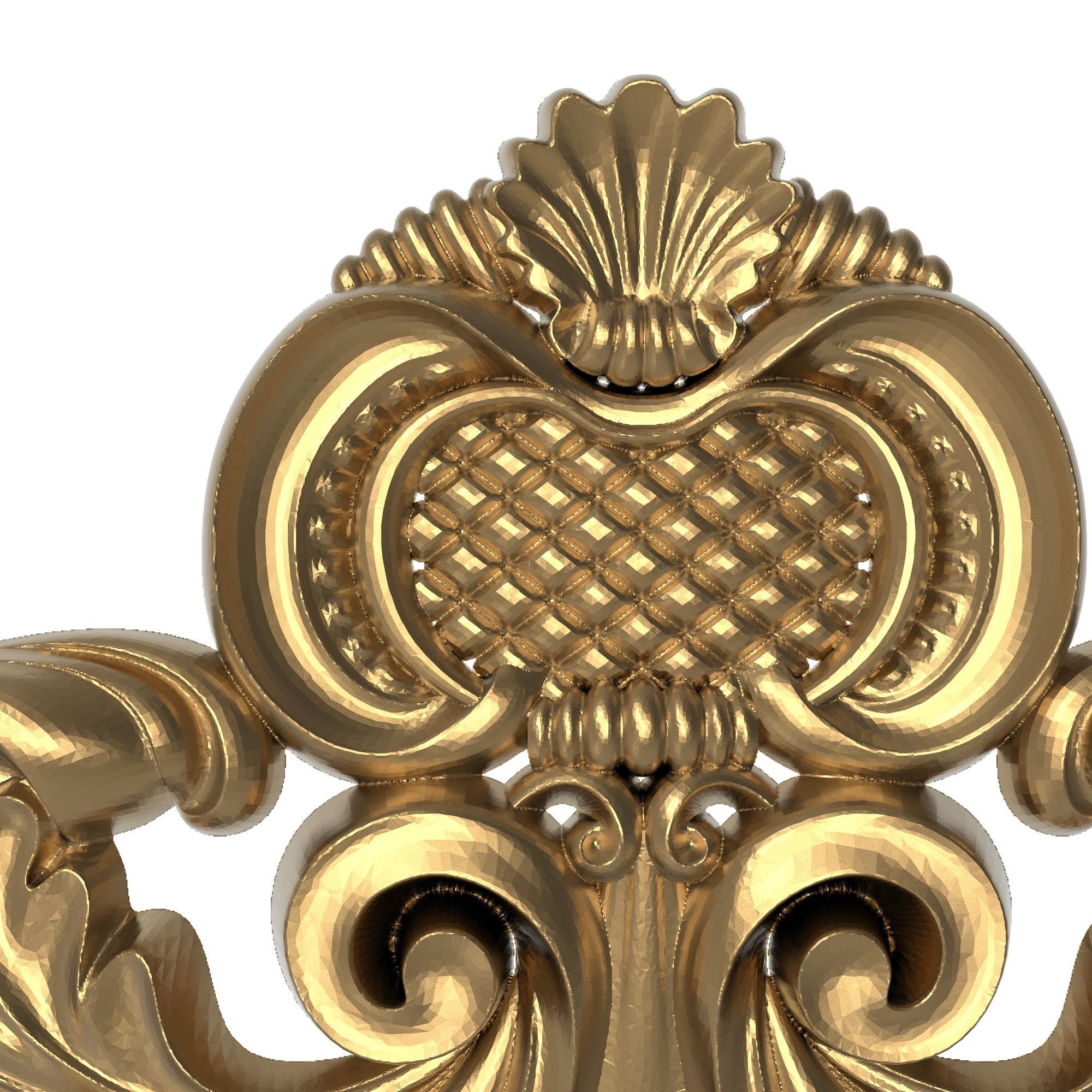 decorative pattern ready for 3D printing 3D model_1