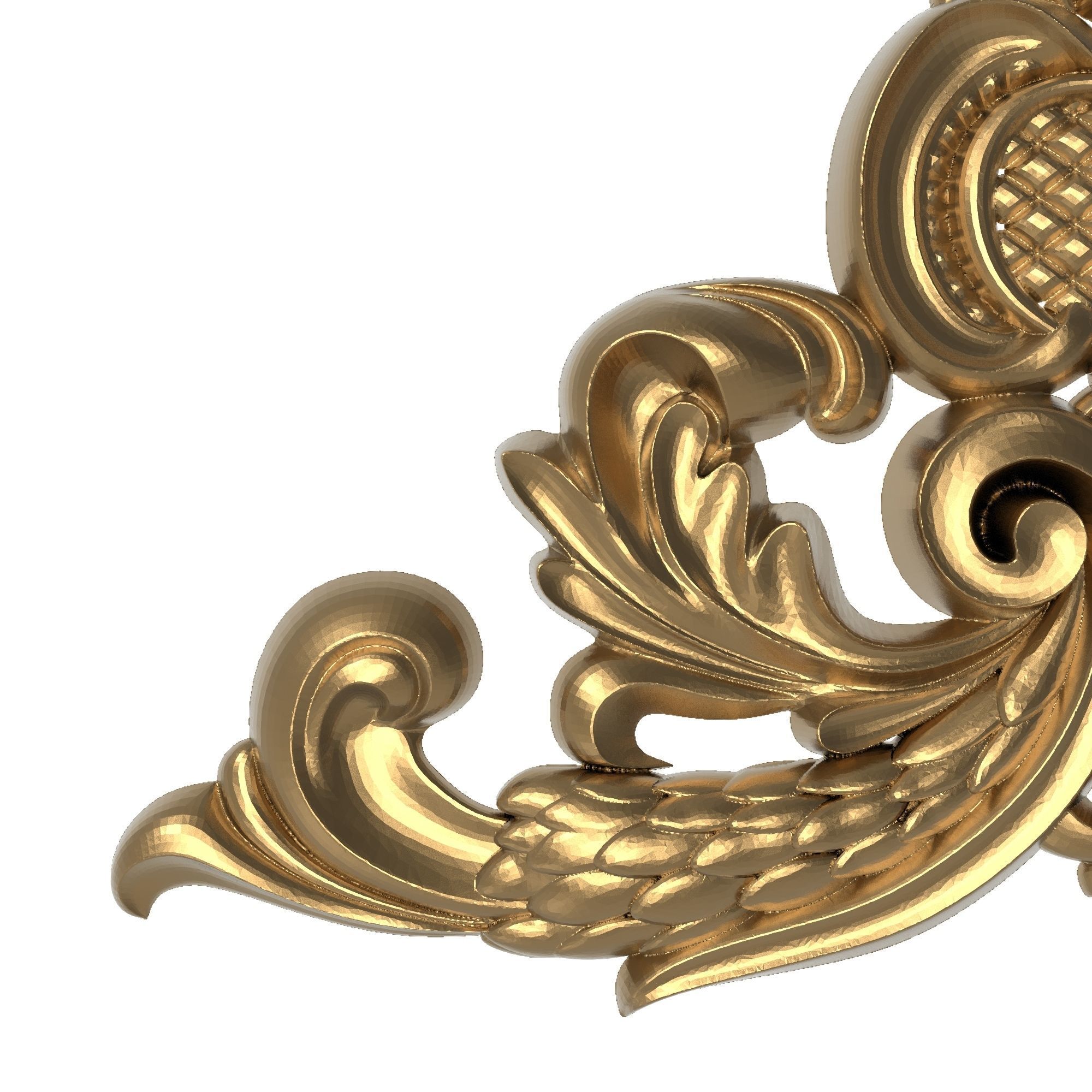 decorative pattern ready for 3D printing 3D model_2