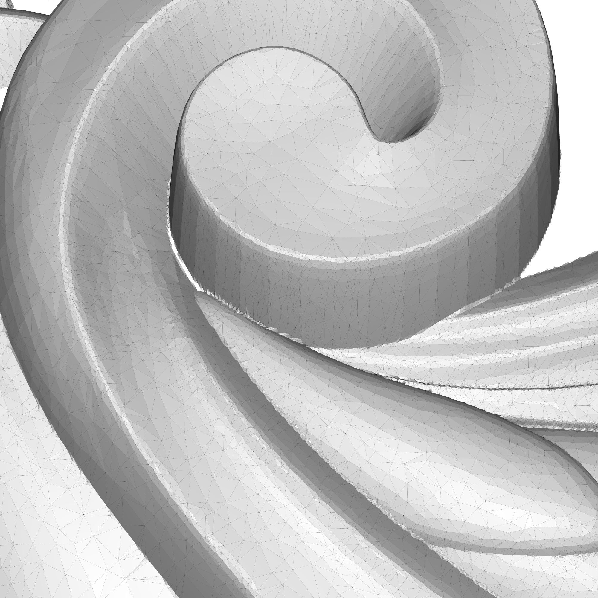 decorative pattern ready for 3D printing 3D model_8