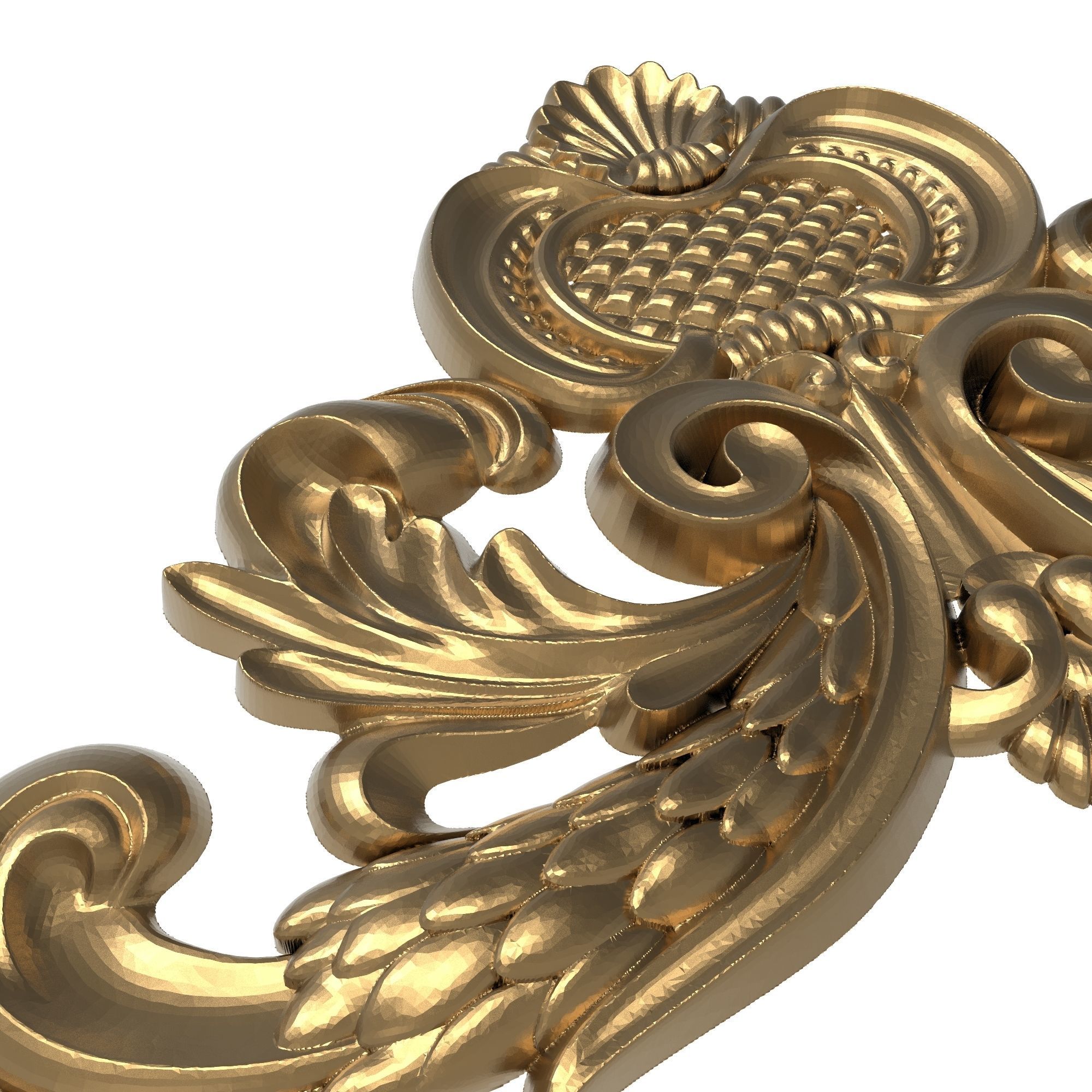 decorative pattern ready for 3D printing 3D model_3