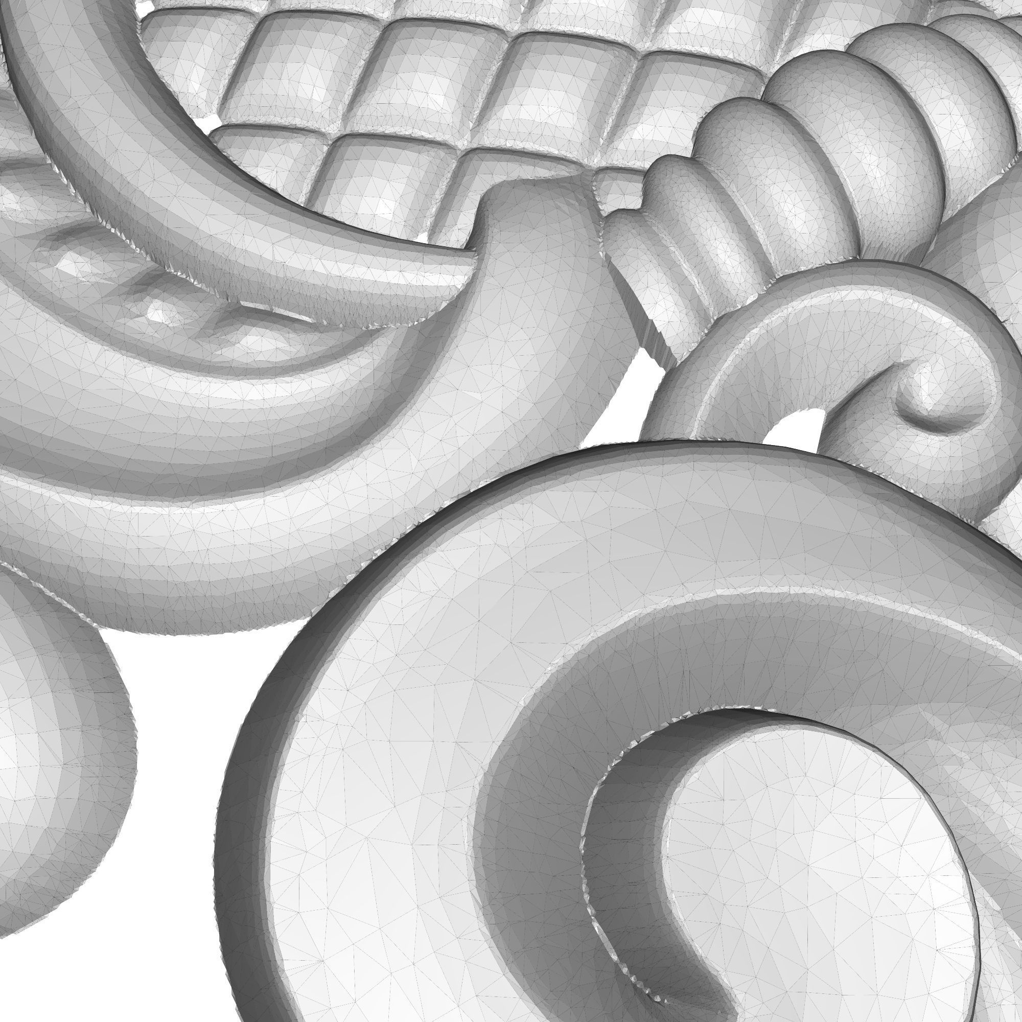 decorative pattern ready for 3D printing 3D model_7