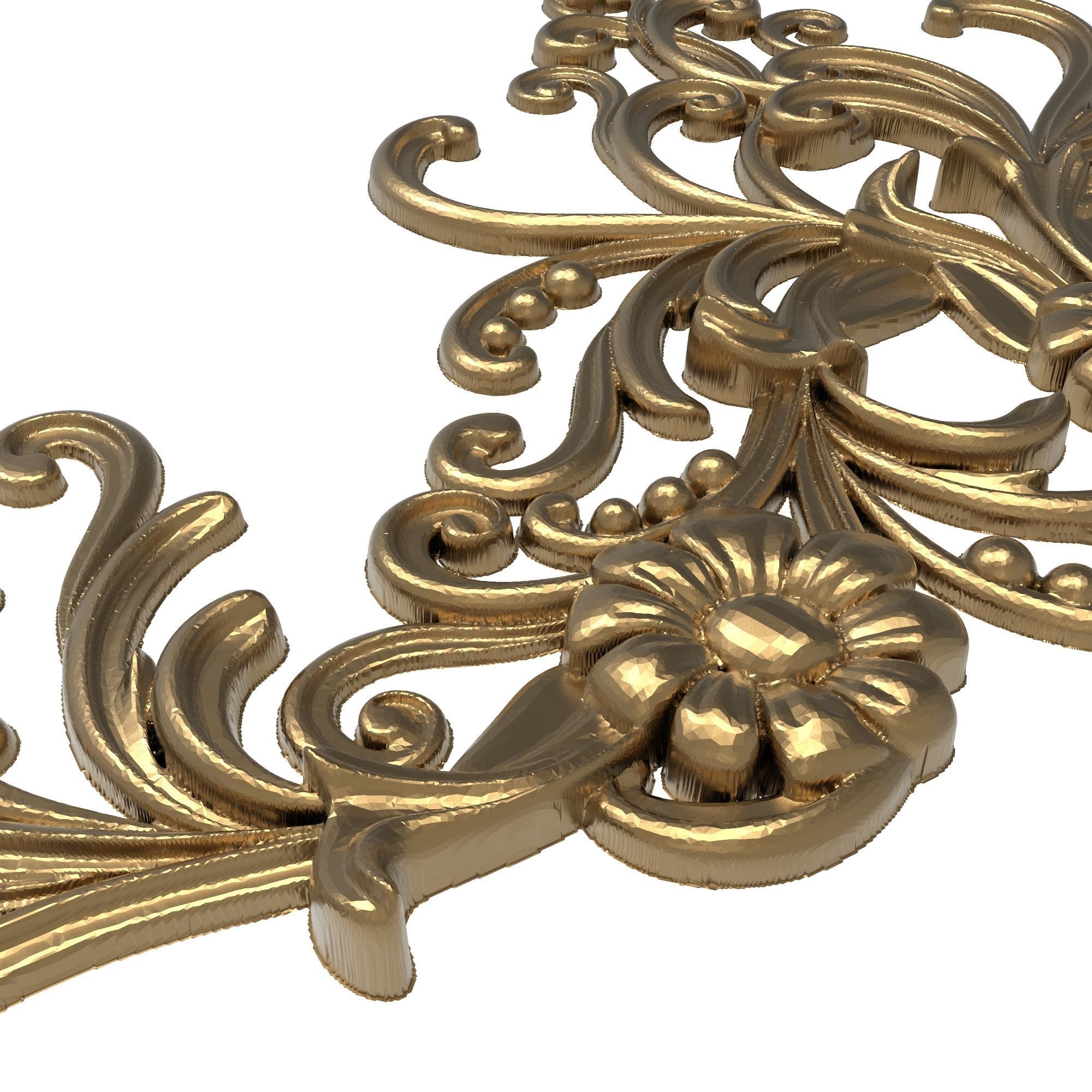 decorative pattern ready for 3D printing 3D model_3