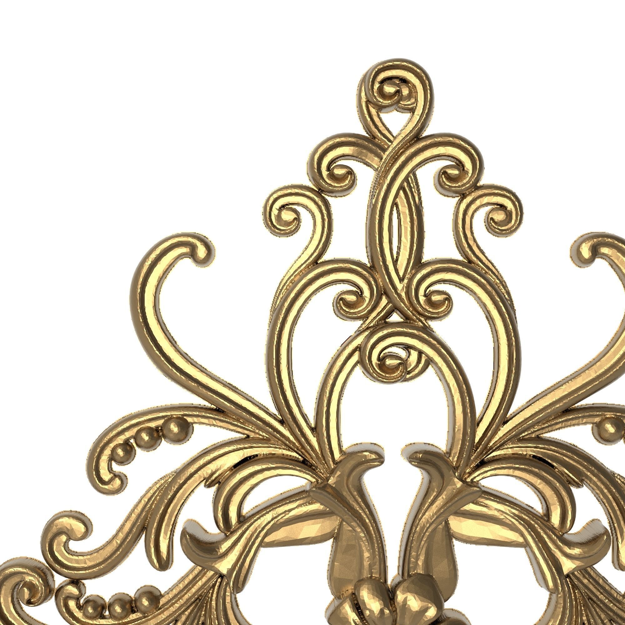 decorative pattern ready for 3D printing 3D model_1