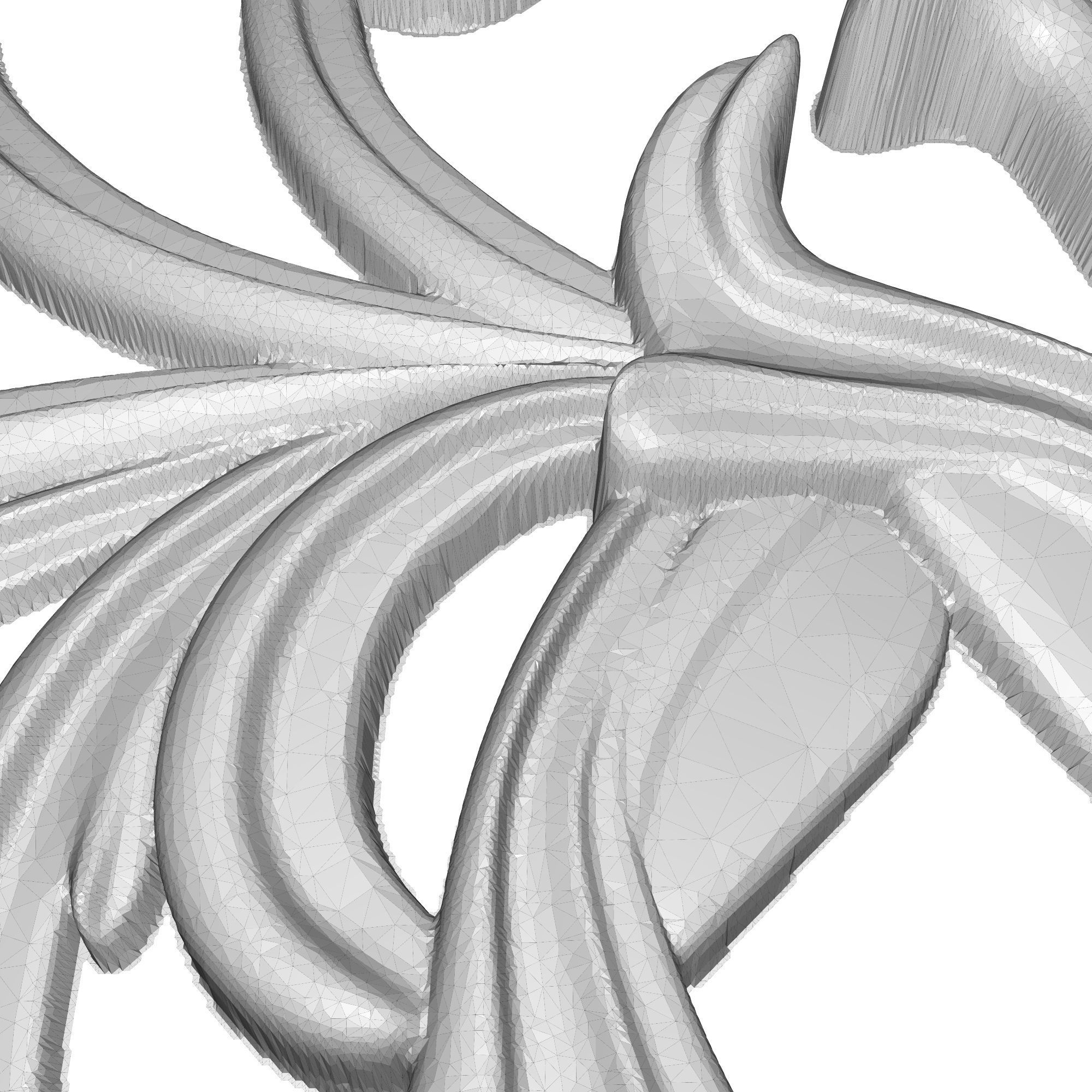 decorative pattern ready for 3D printing 3D model_9