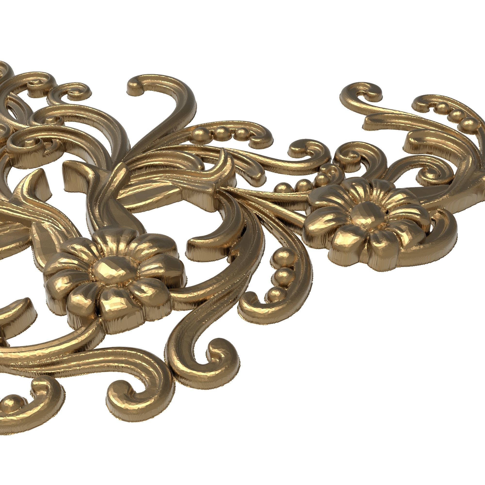 decorative pattern ready for 3D printing 3D model_4
