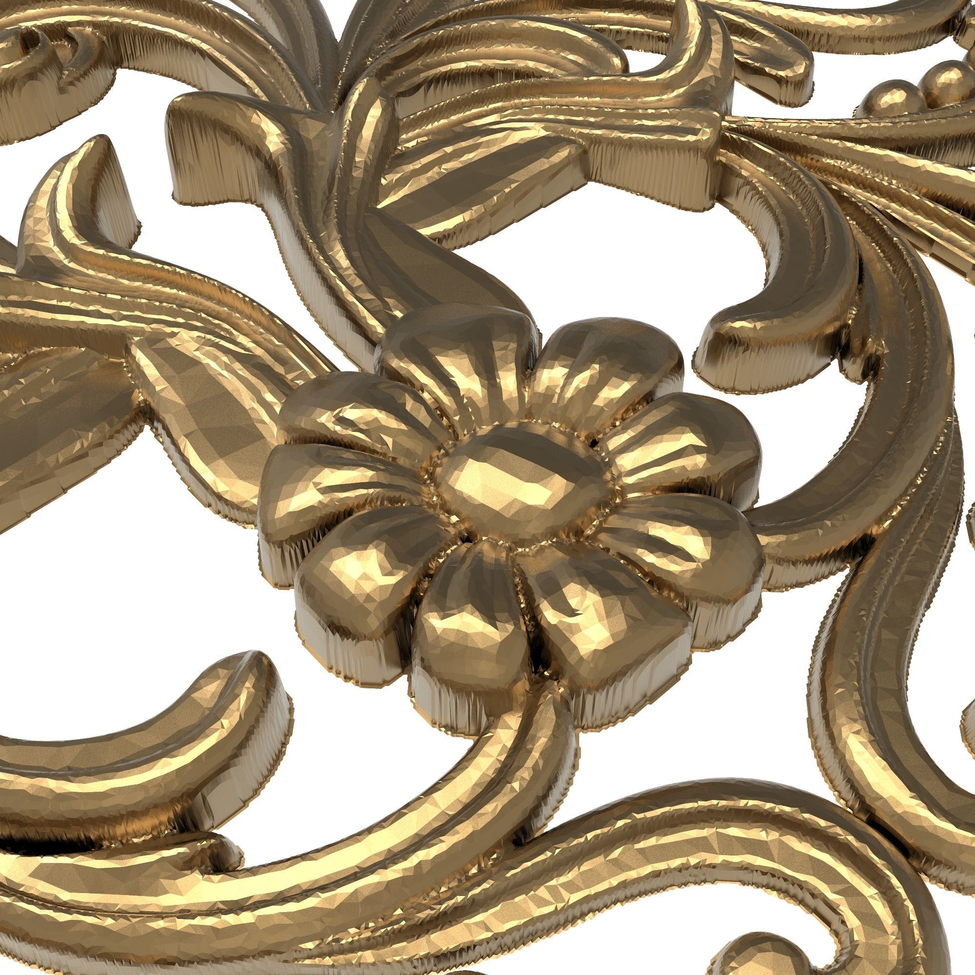 decorative pattern ready for 3D printing 3D model_8