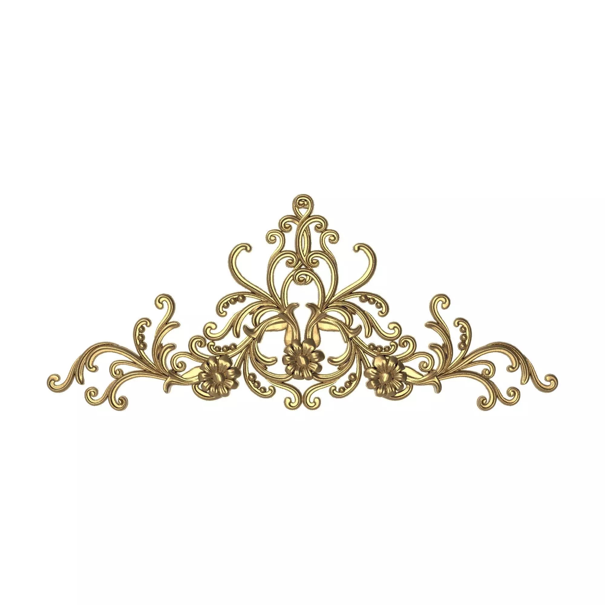 decorative pattern ready for 3D printing 3D model_0