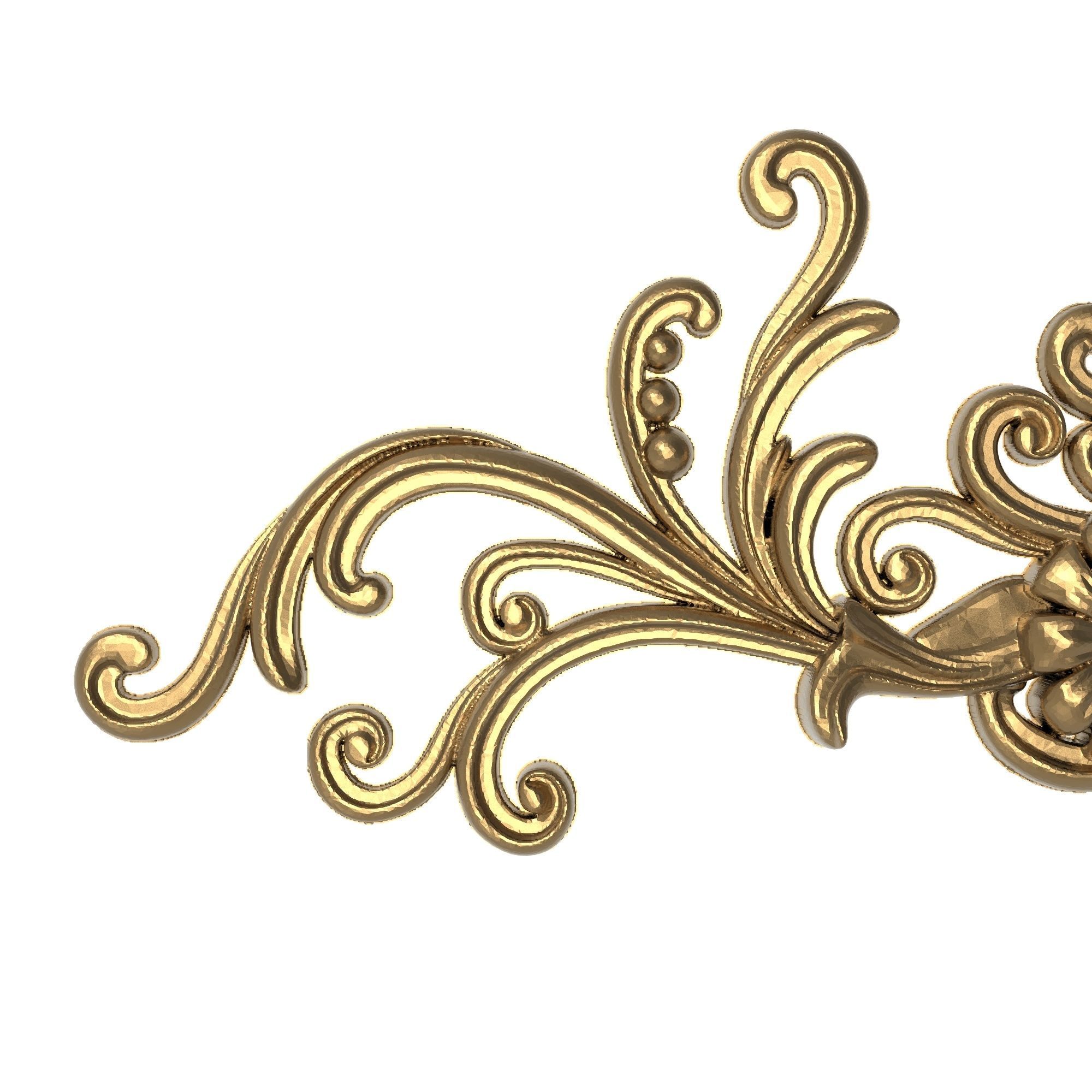 decorative pattern ready for 3D printing 3D model_2