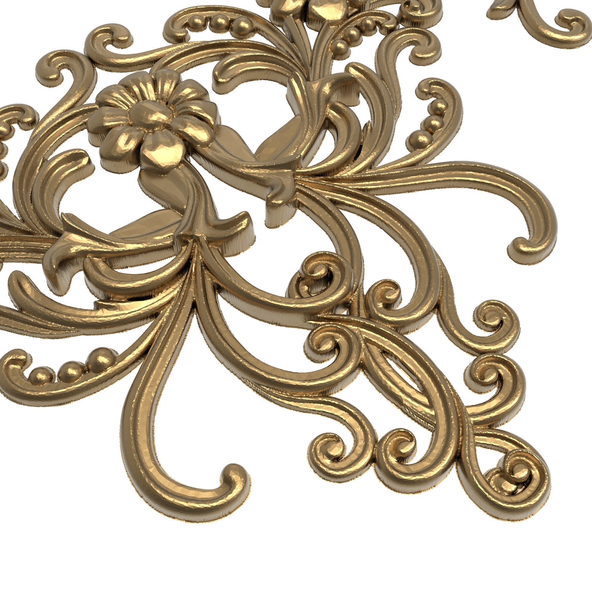 decorative pattern ready for 3D printing 3D model_6