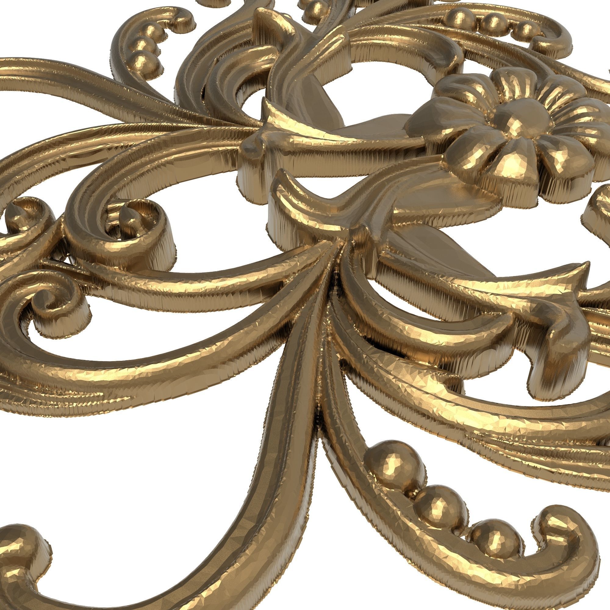 decorative pattern ready for 3D printing 3D model_7