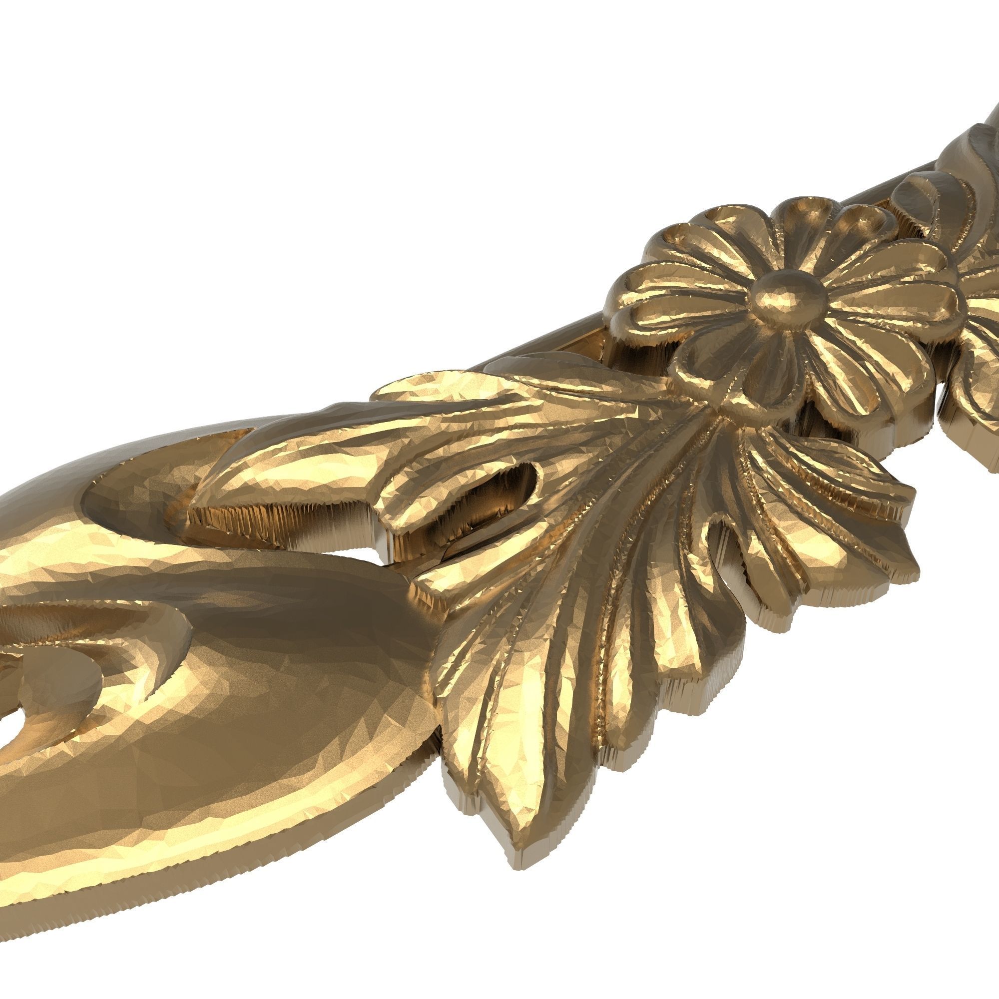 decorative pattern ready for 3D printing 3D model_2