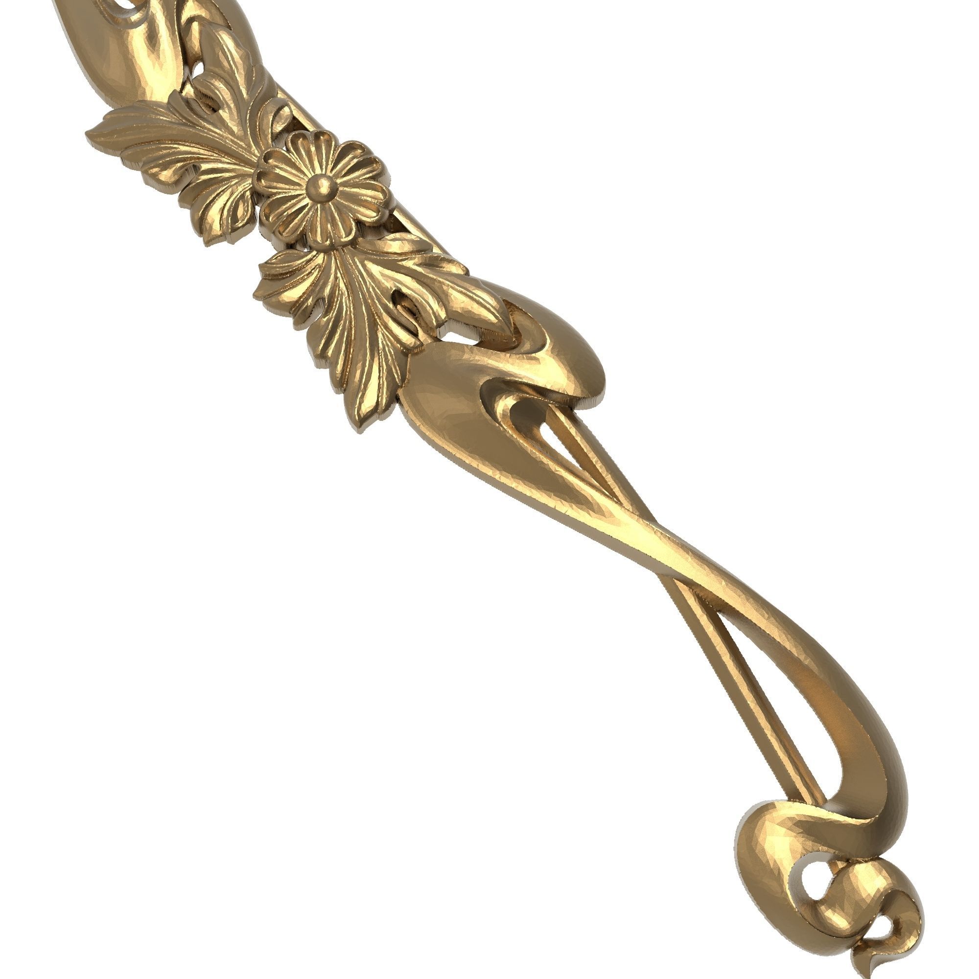 decorative pattern ready for 3D printing 3D model_5