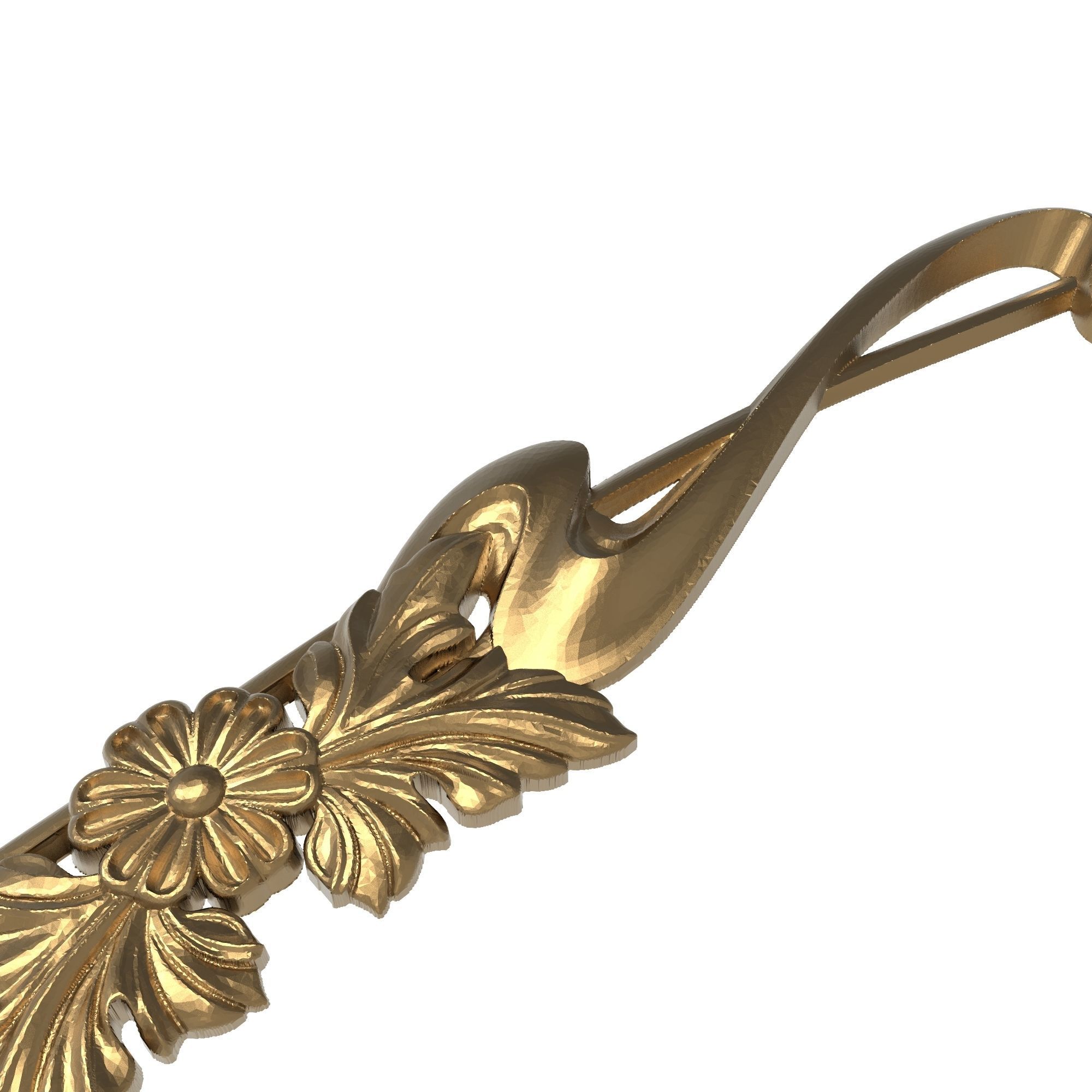 decorative pattern ready for 3D printing 3D model_4