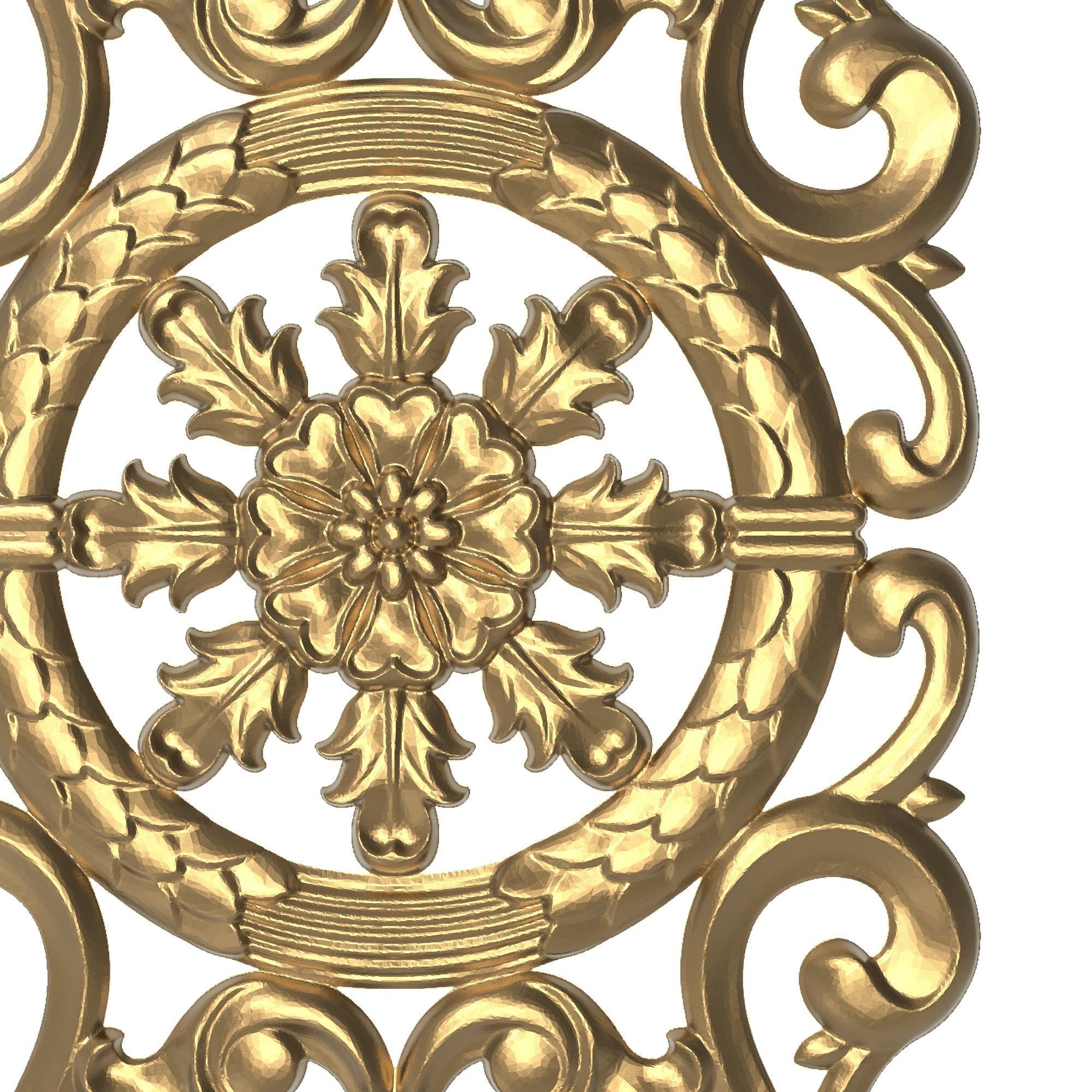 decorative pattern ready for 3D printing 3D model_3
