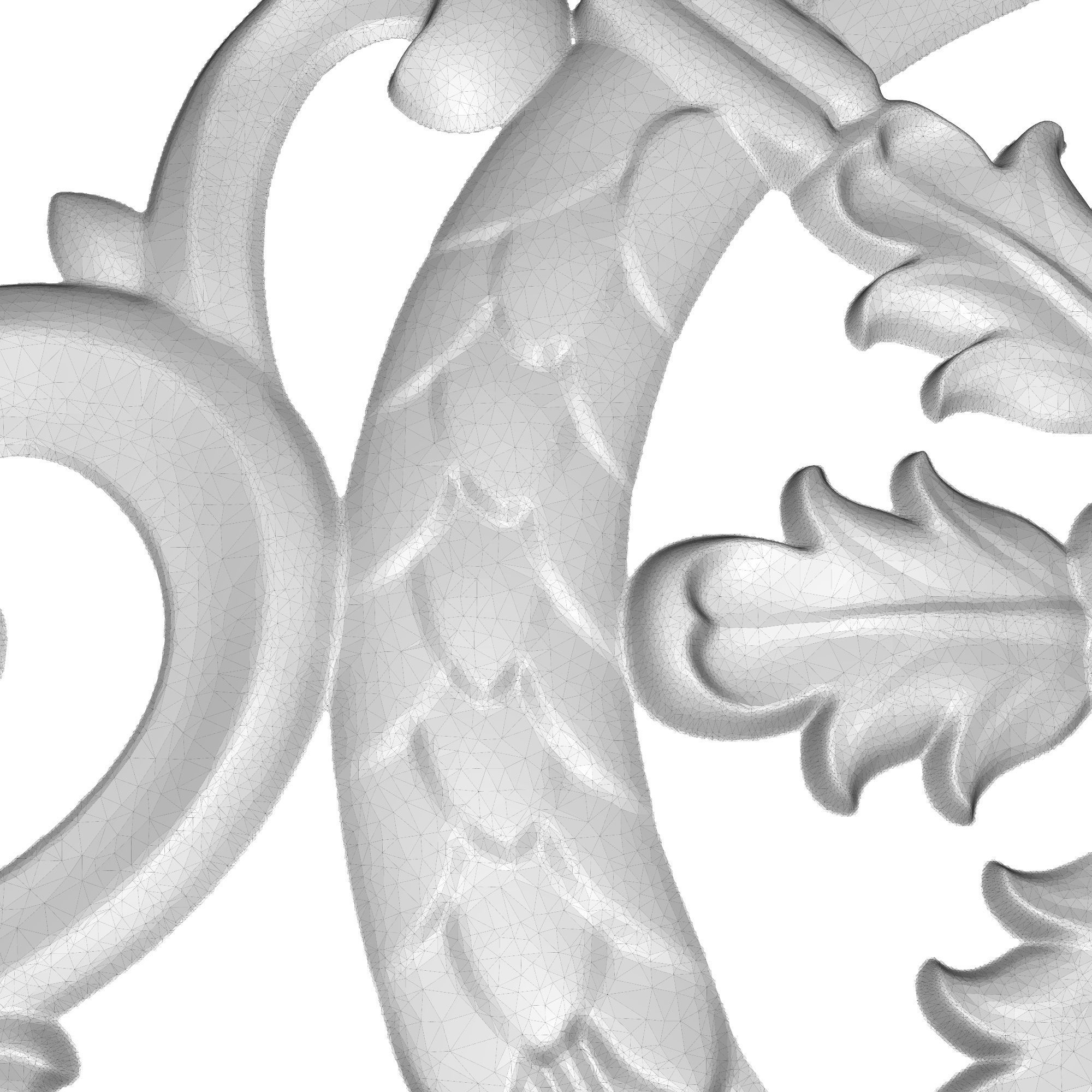 decorative pattern ready for 3D printing 3D model_10