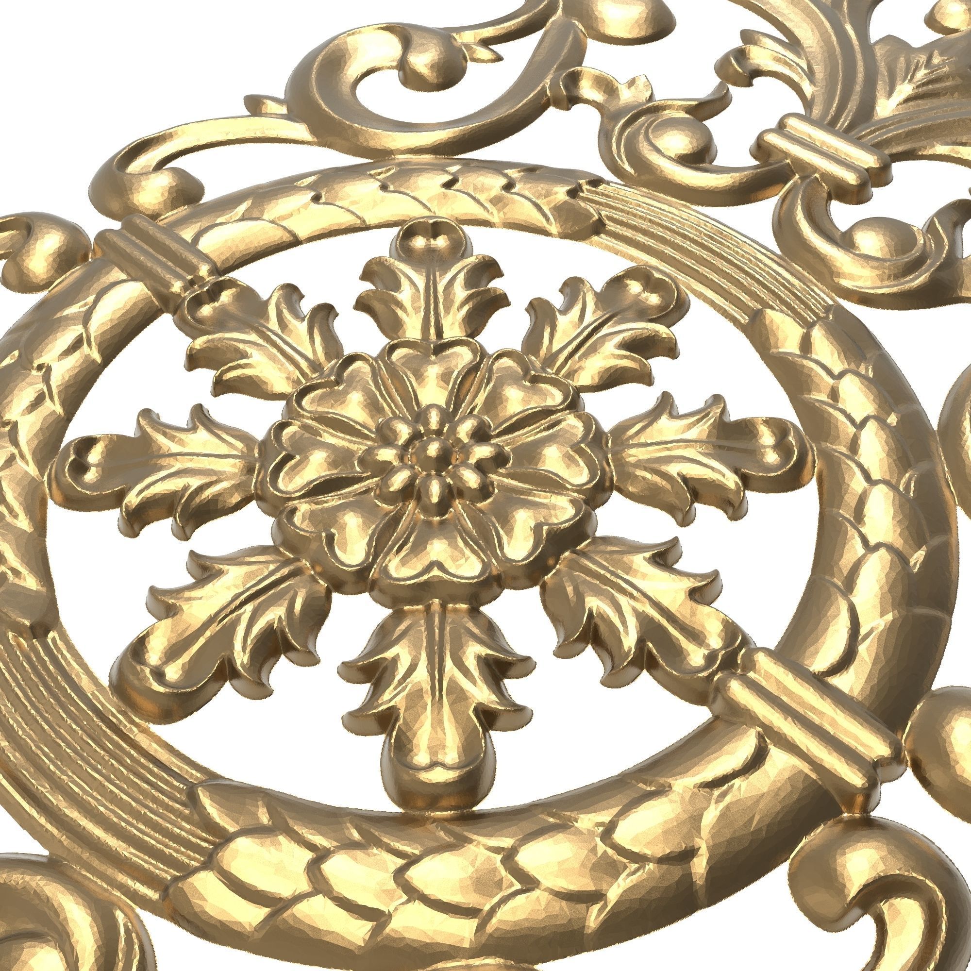 decorative pattern ready for 3D printing 3D model_4