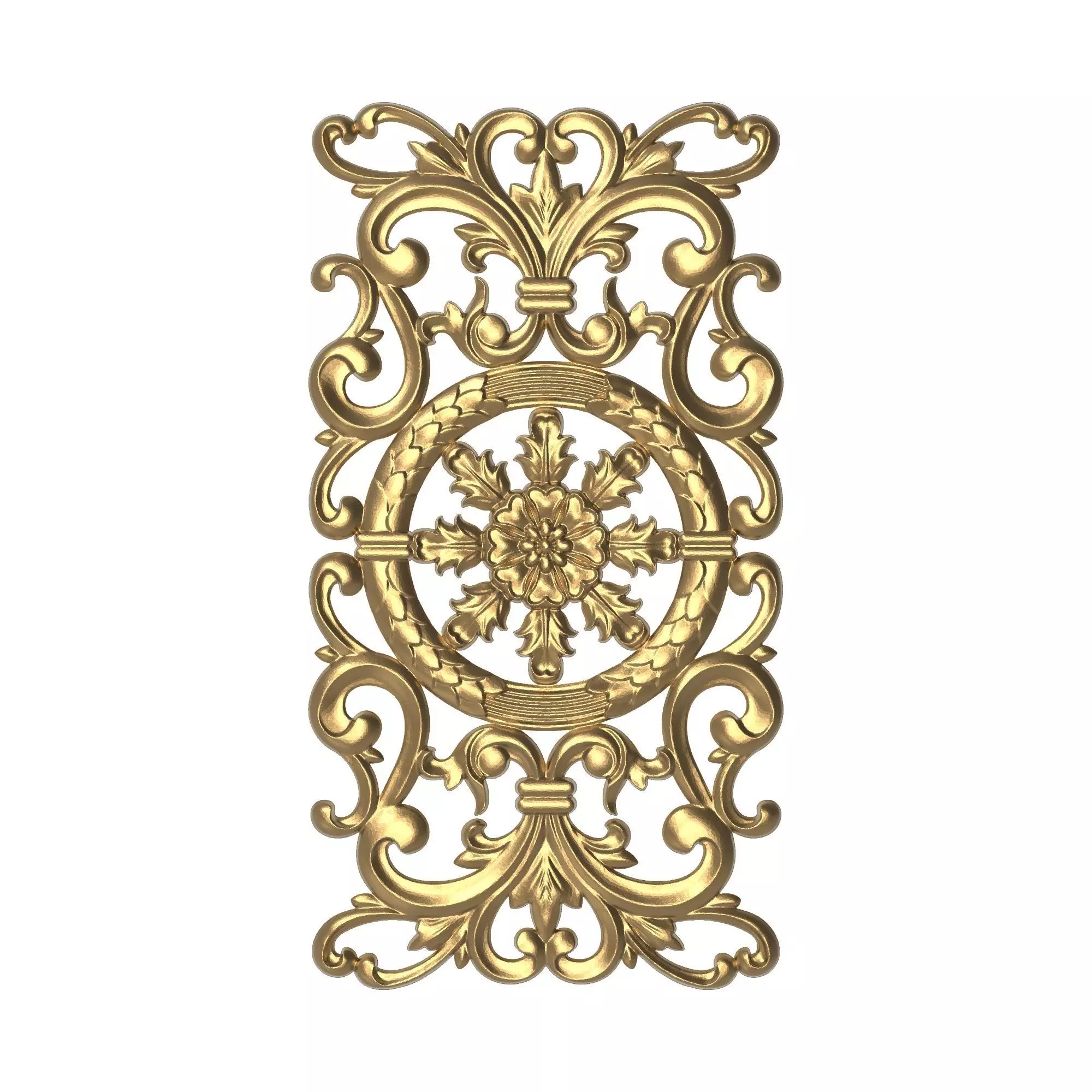 decorative pattern ready for 3D printing 3D model_0