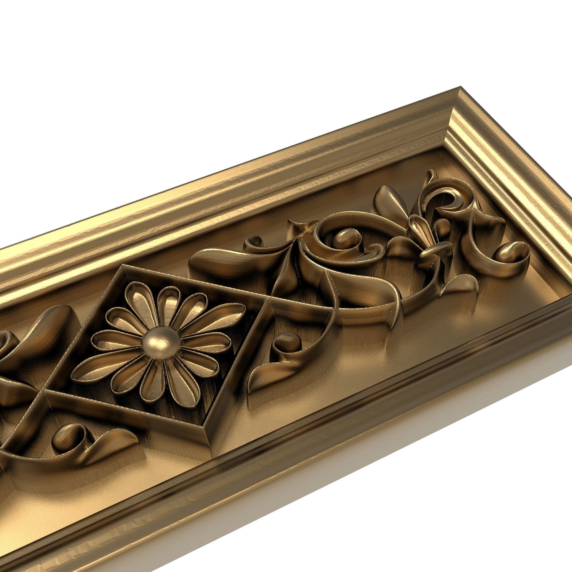 decorative pattern ready for 3D printing 3D model_2