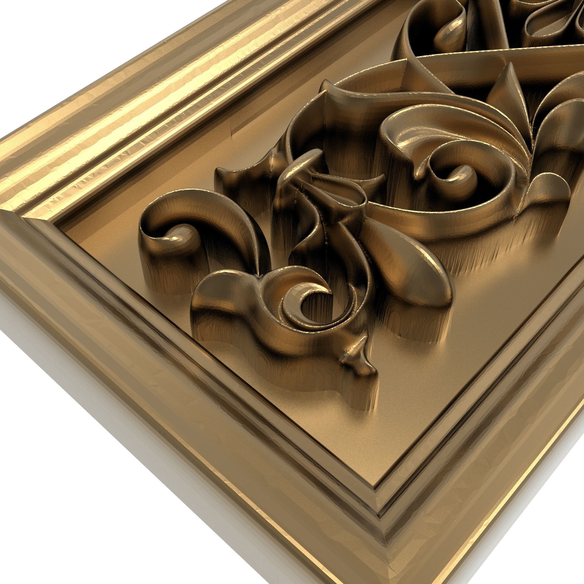 decorative pattern ready for 3D printing 3D model_5