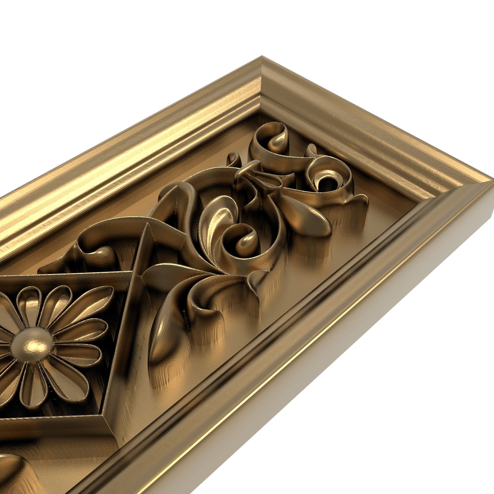 decorative pattern ready for 3D printing 3D model_4