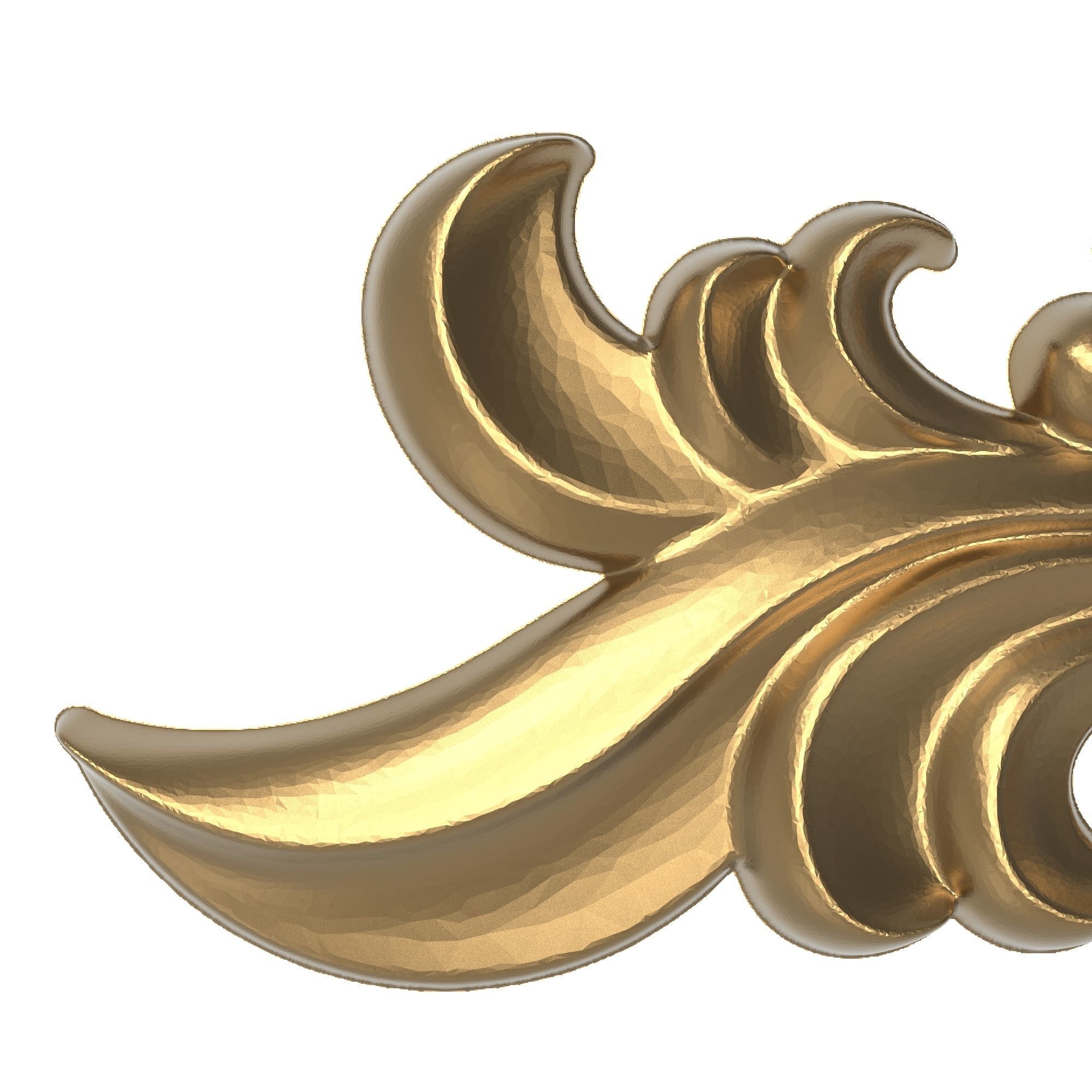 decorative pattern ready for 3D printing 3D model_2