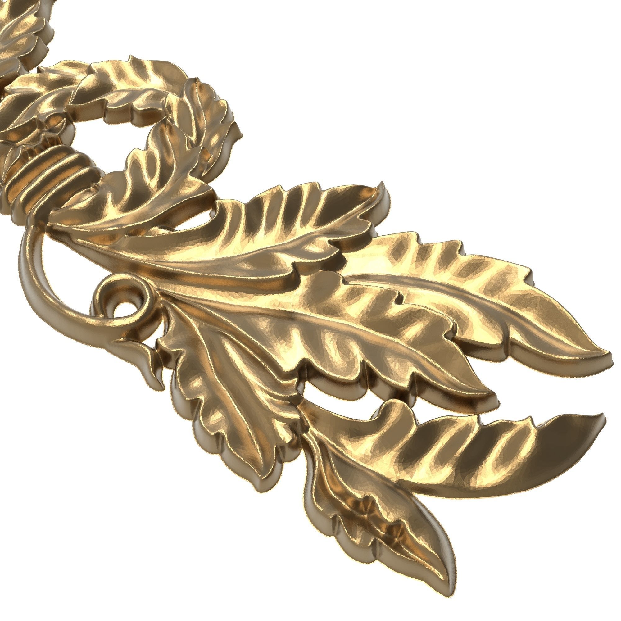 decorative pattern ready for 3D printing 3D model_6