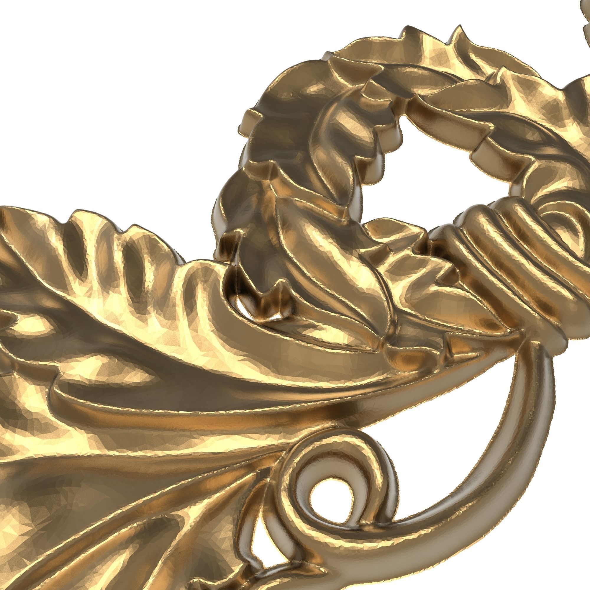 decorative pattern ready for 3D printing 3D model_4