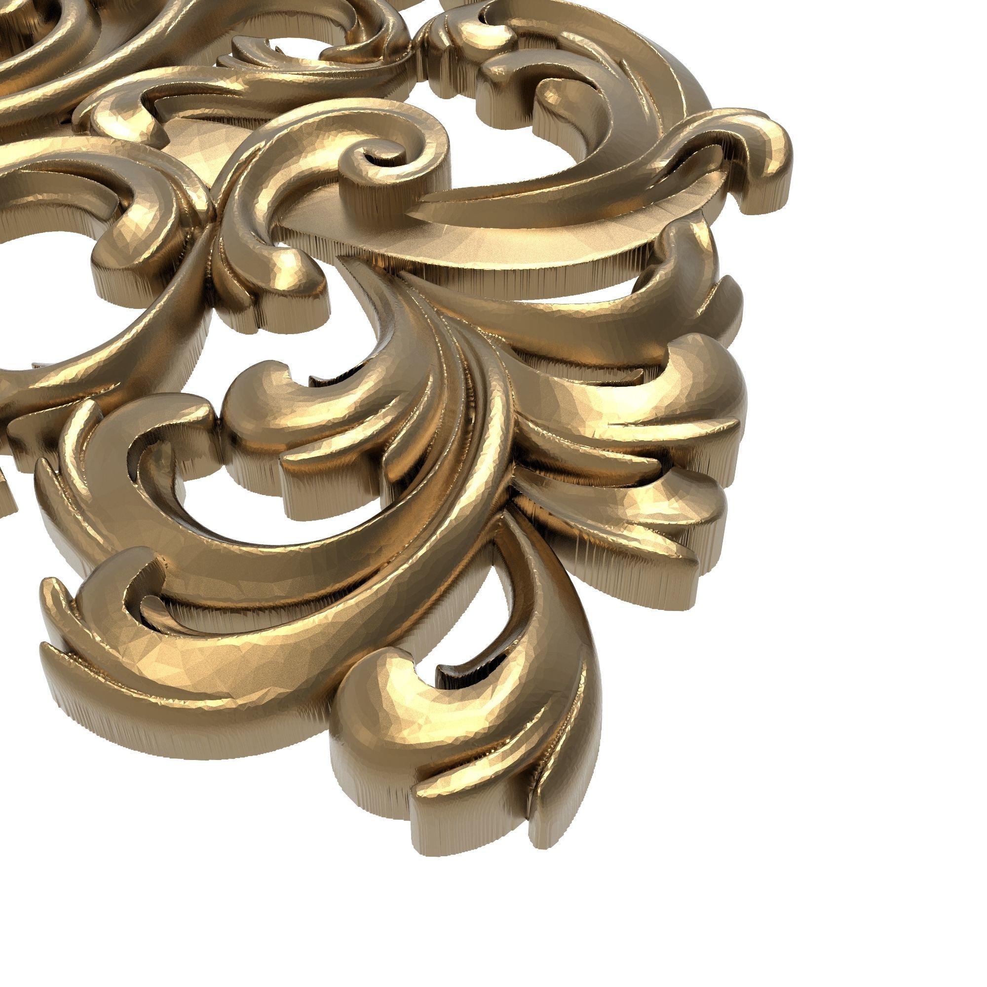 decorative pattern ready for 3D printing 3D model_5