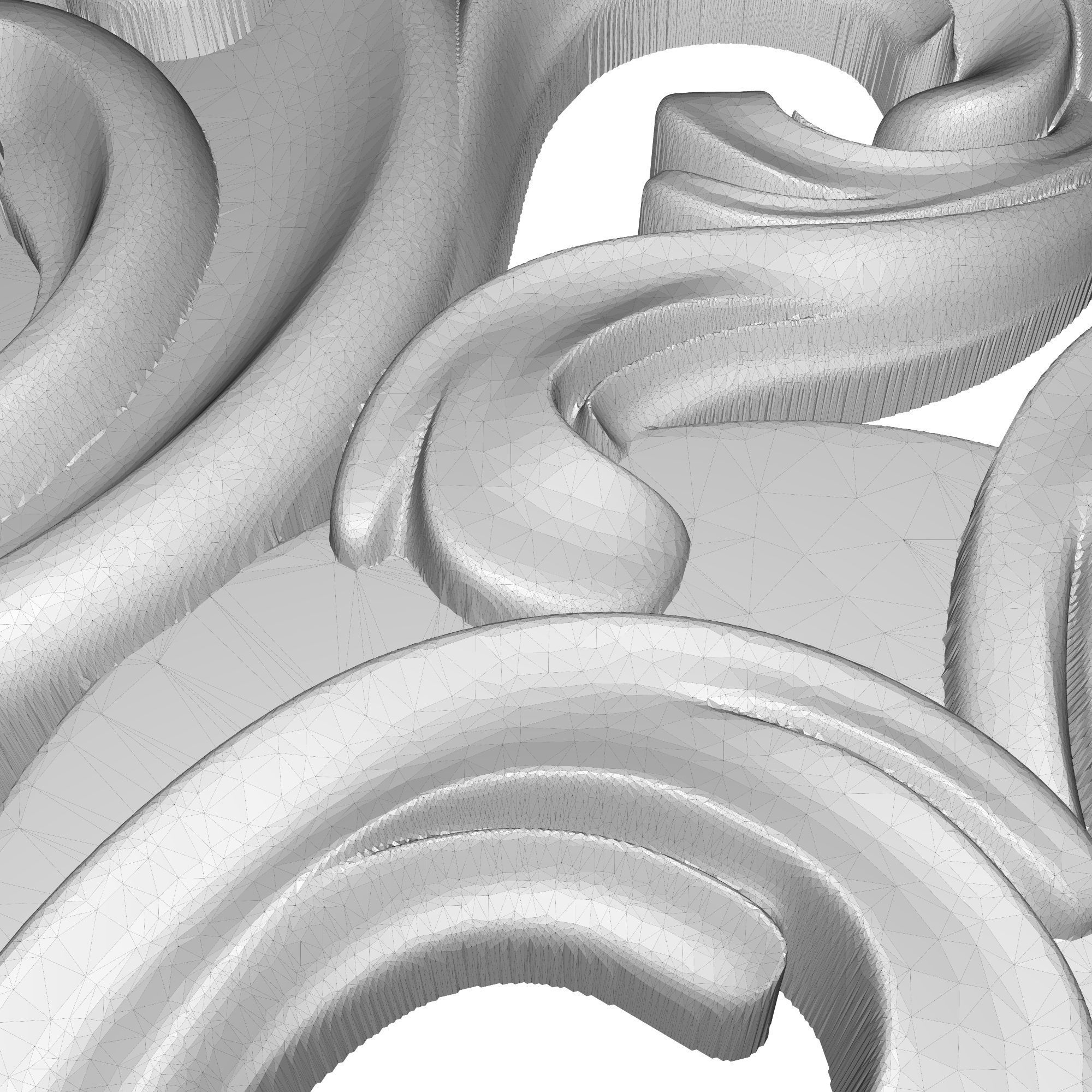 decorative pattern ready for 3D printing 3D model_6