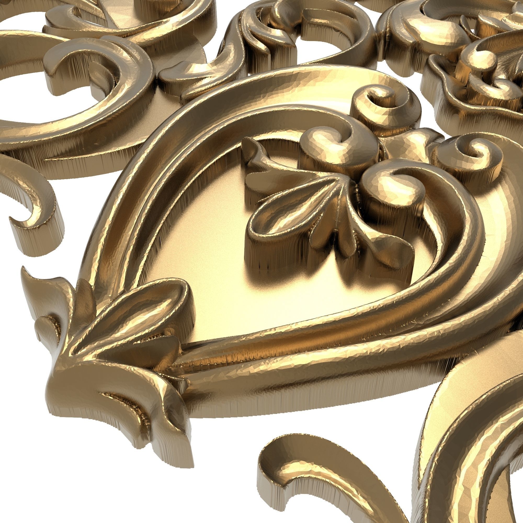 decorative pattern ready for 3D printing 3D model_4