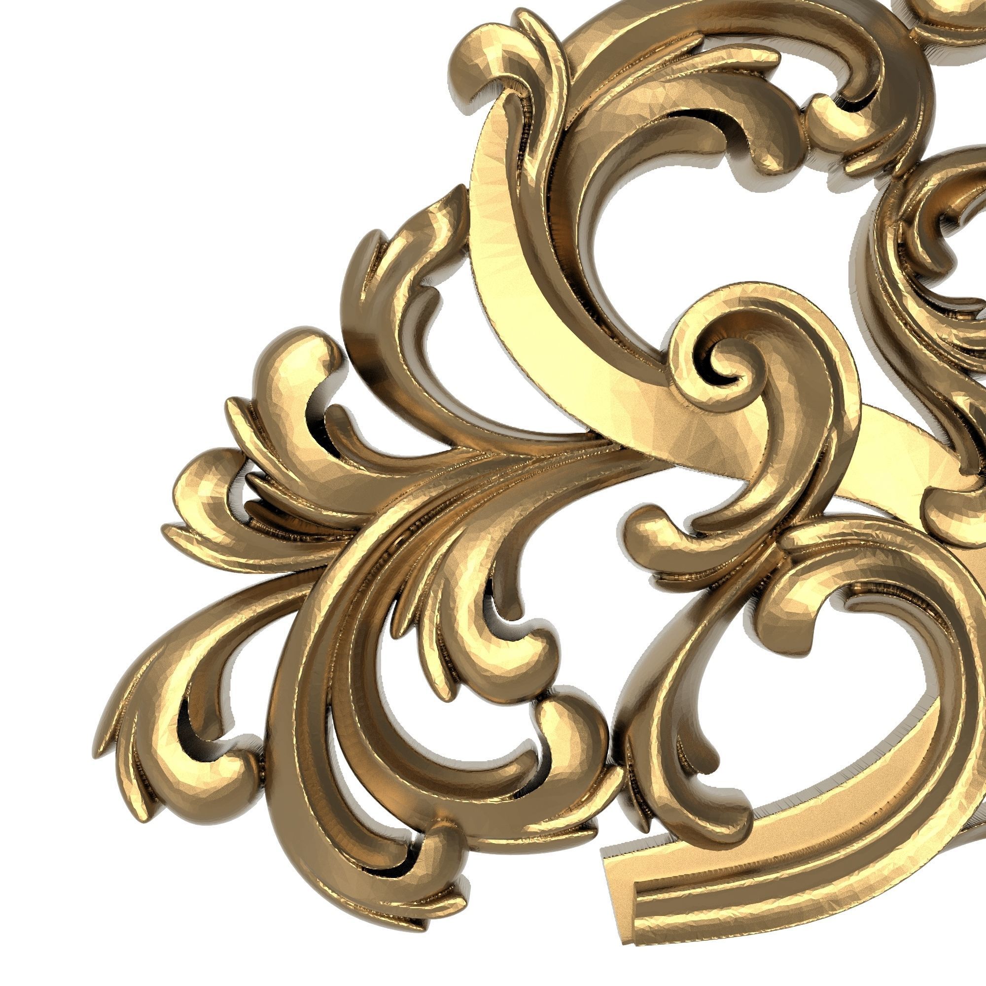 decorative pattern ready for 3D printing 3D model_2