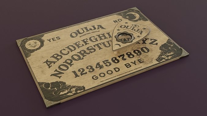 Ouija Board Low-poly 3D model