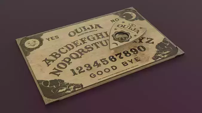 Ouija Board Low-poly 3D model