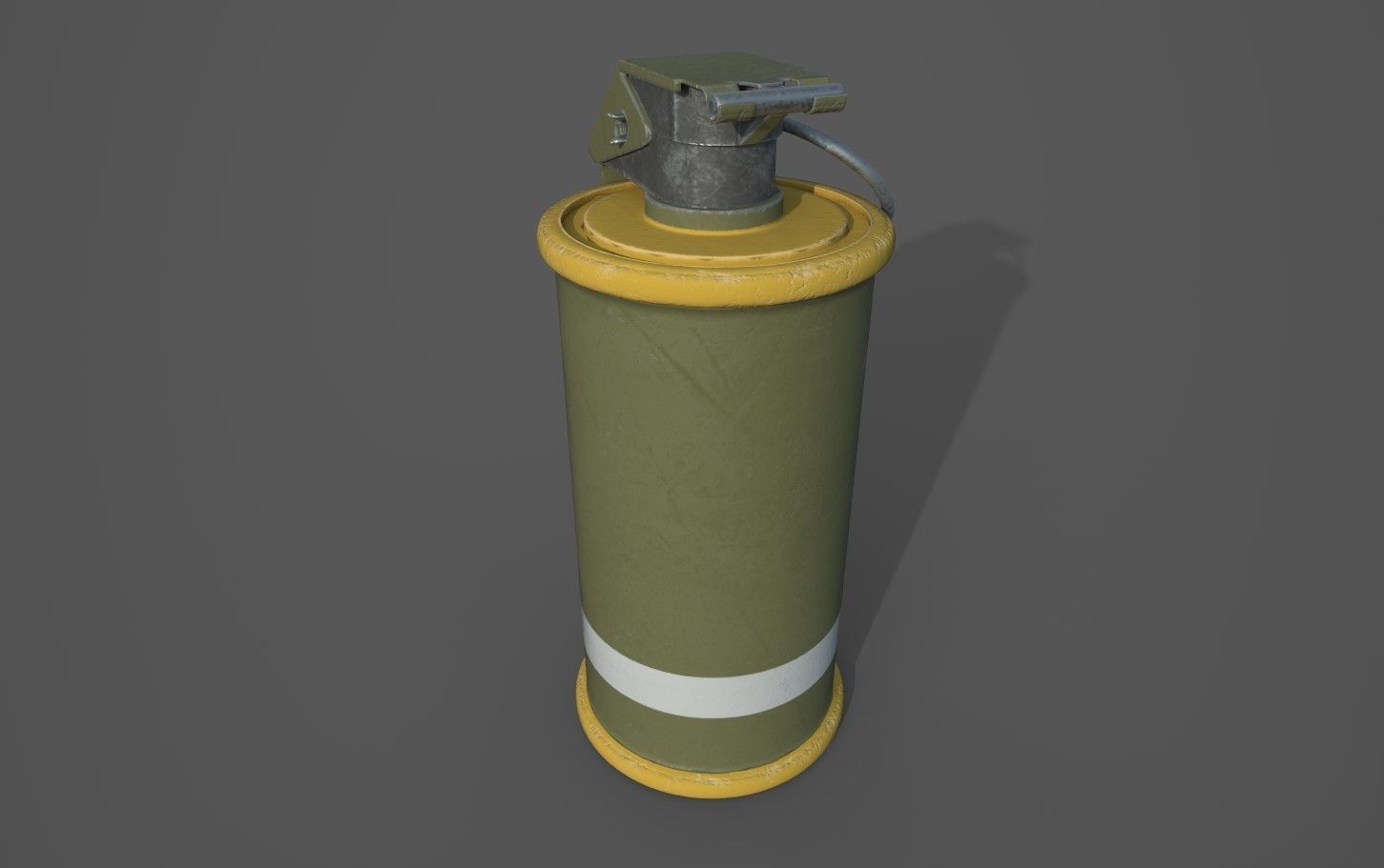 M18 SMOKE GRENADE Low-poly 3D model_8