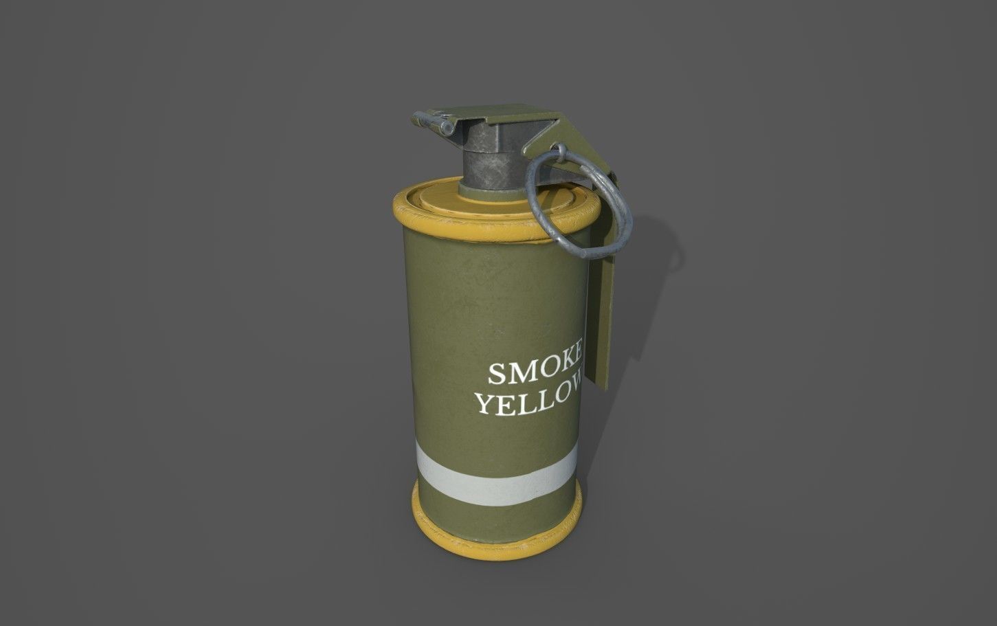 M18 SMOKE GRENADE Low-poly 3D model_6