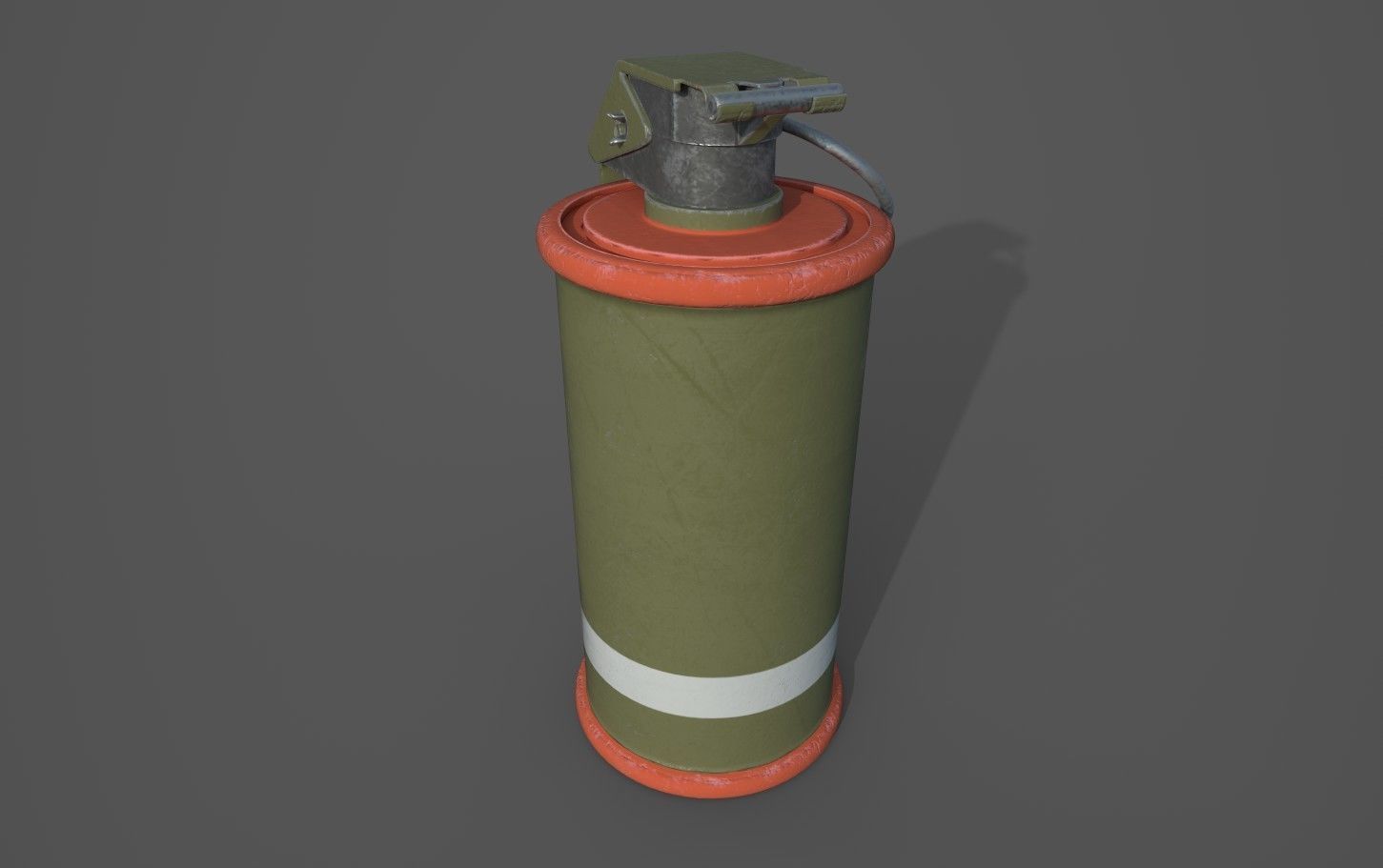 M18 SMOKE GRENADE Low-poly 3D model_7