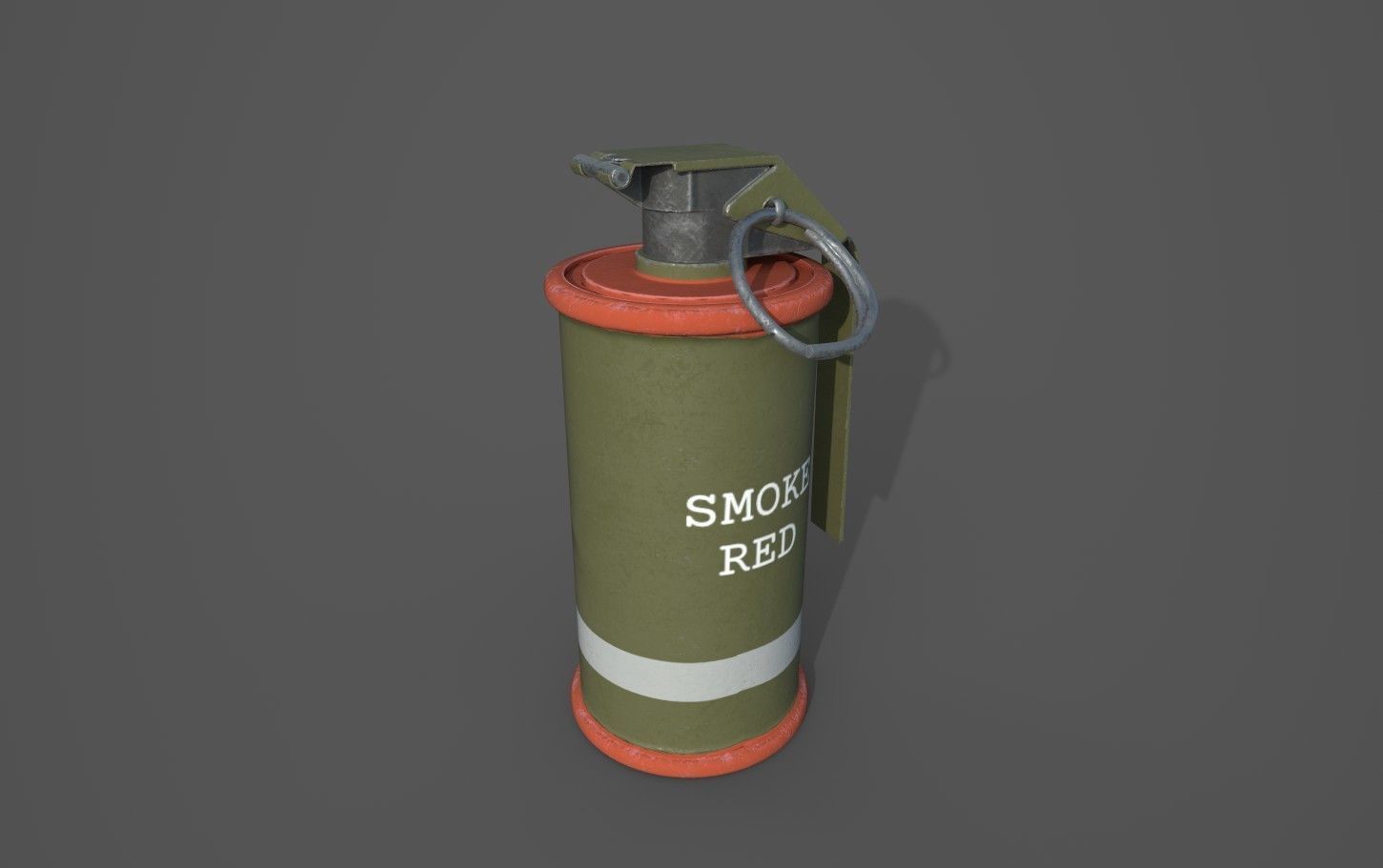 M18 SMOKE GRENADE Low-poly 3D model_5
