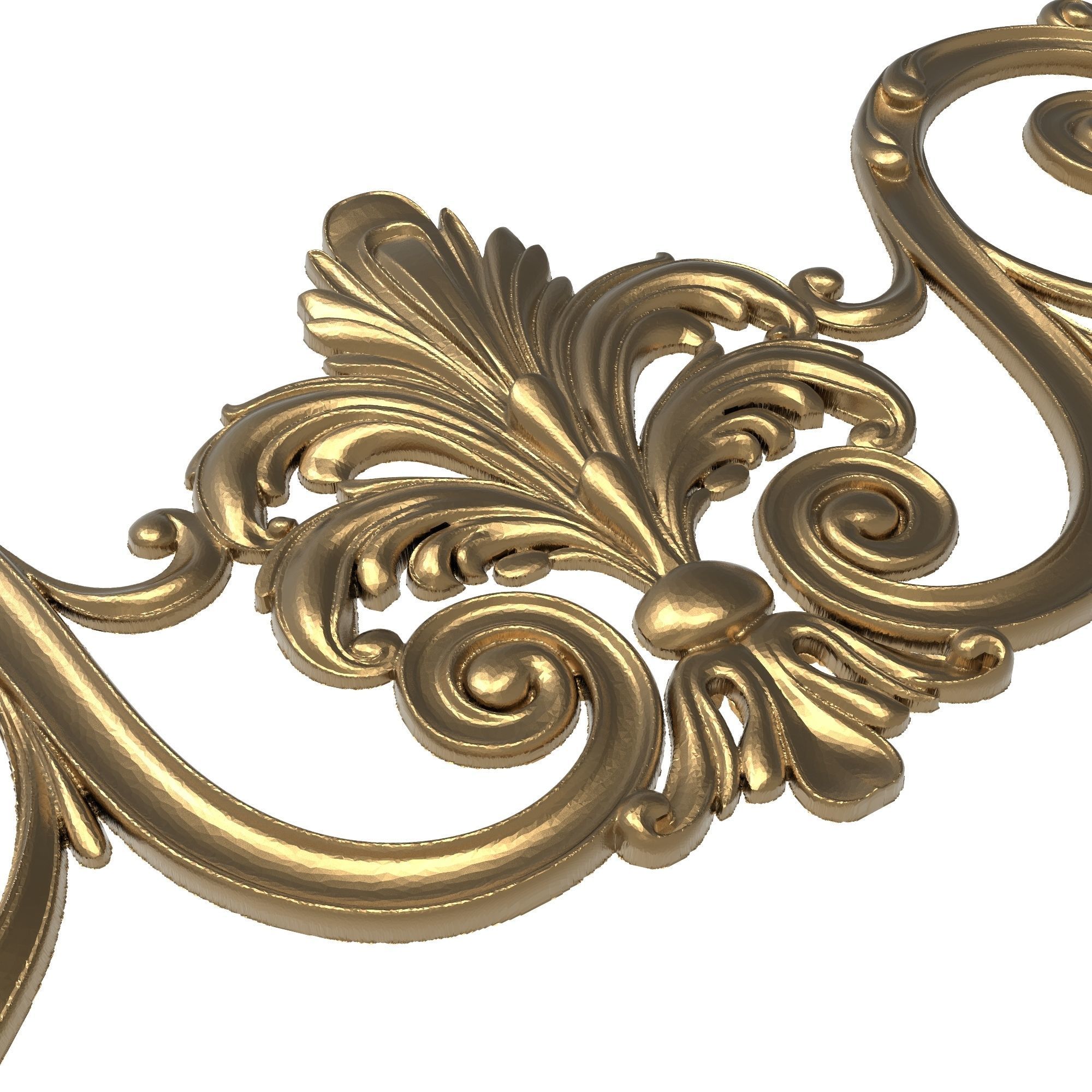 decorative pattern ready for 3D printing 3D model_2