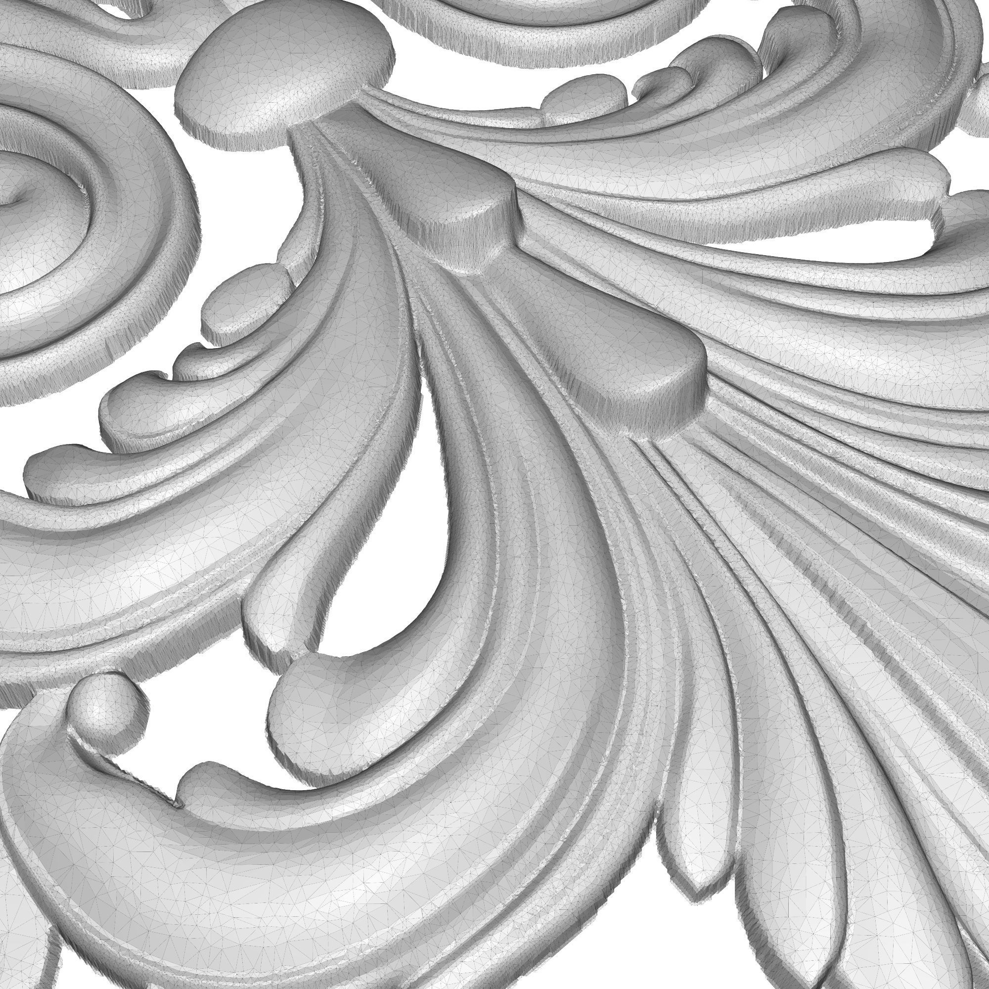 decorative pattern ready for 3D printing 3D model_7
